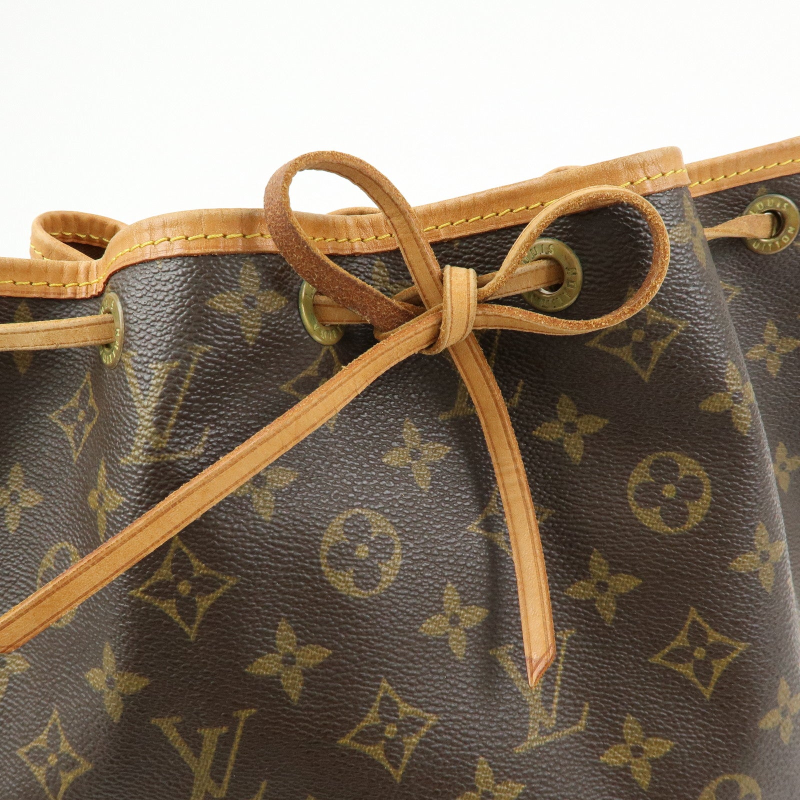 Louis Vuitton Monogram Petit Noe Shoulder Bag Brown M42226