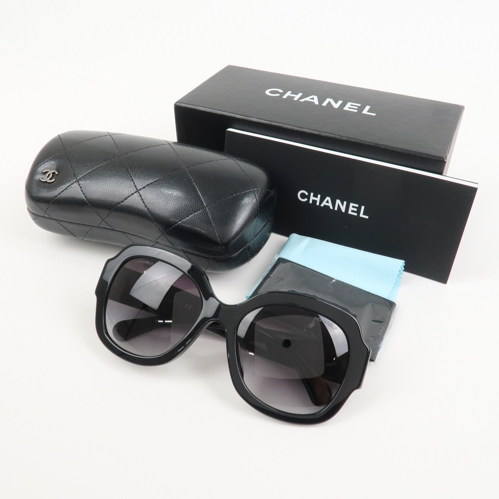 CHANEL COCO Mark Plastic Sunglasses 5373-A c.501/S6 57□19 140 3N