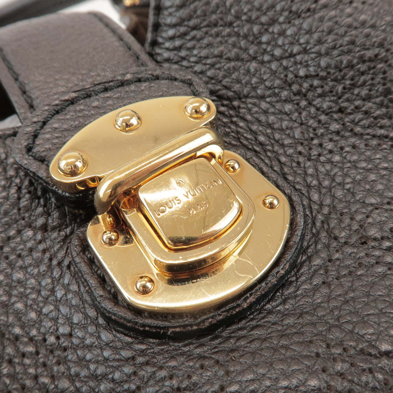 Louis Vuitton Monogram Mahina L Mahina Leather Shoulder Bag M95975