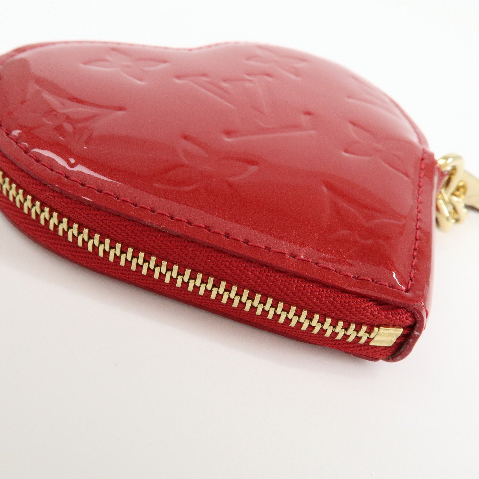 Louis Vuitton Monogram Vernis Porte Monnaie Coeur Coin Case M93562
