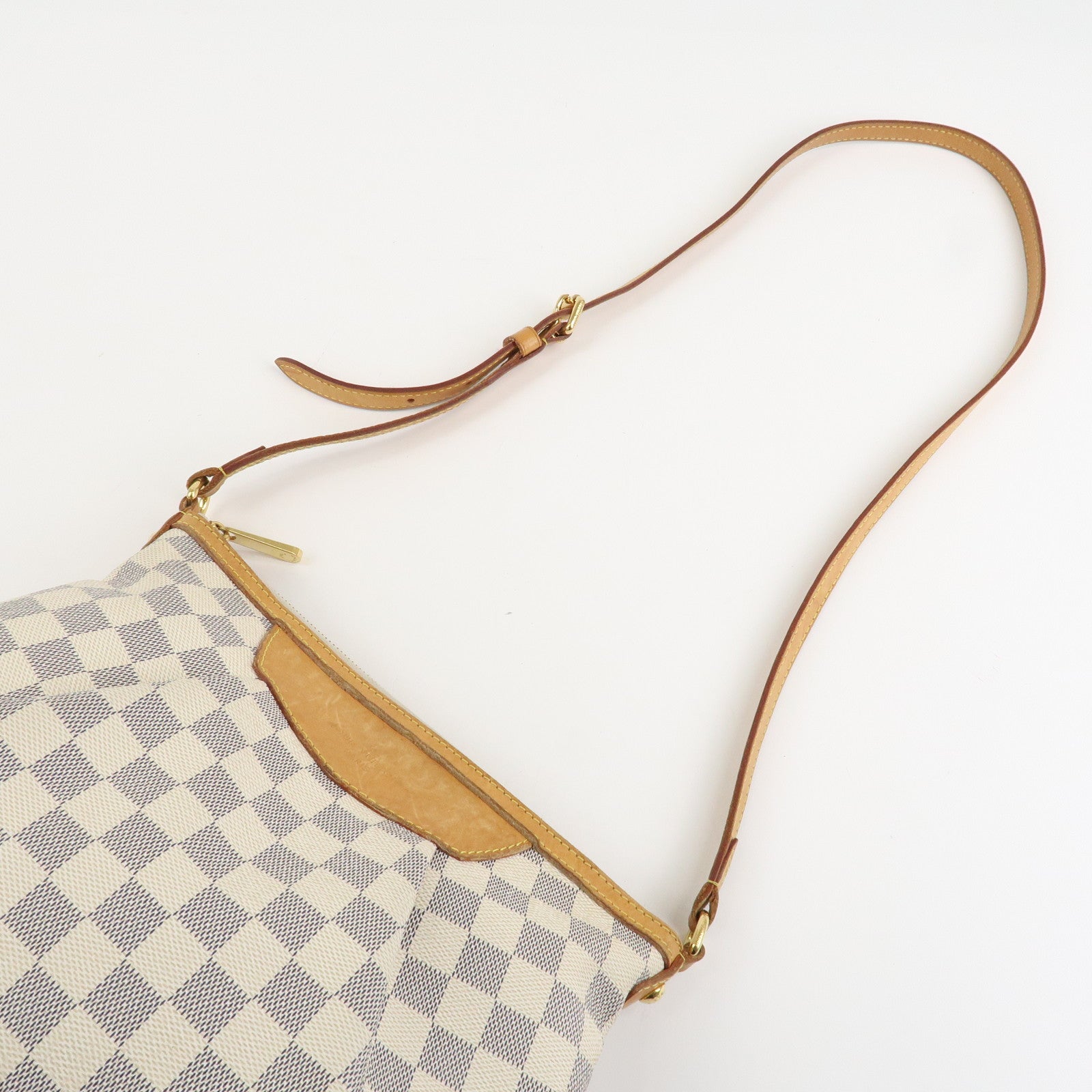 Louis Vuitton Damier Azur Siracusa PM Shoulder Bag M41113 Used