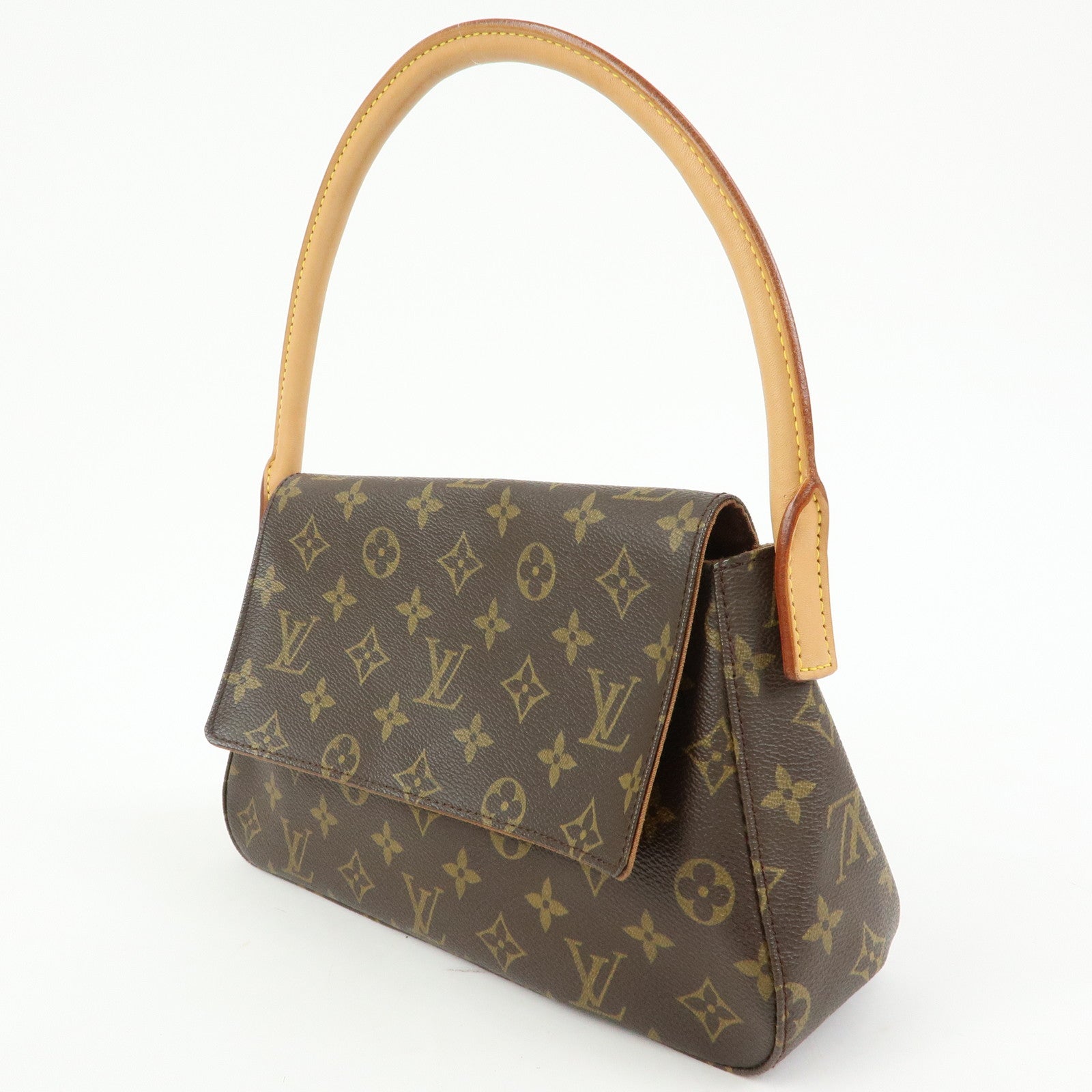 Louis Vuitton Monogram Mini Looping Shoulder Bag Brown M51147