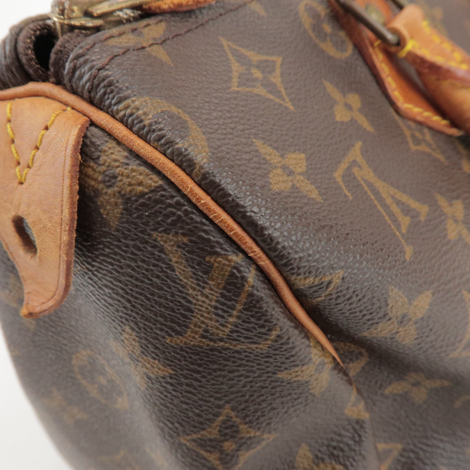 Louis Vuitton Monogram Speedy 30 Boston Bag Hand Bag Brown M41526