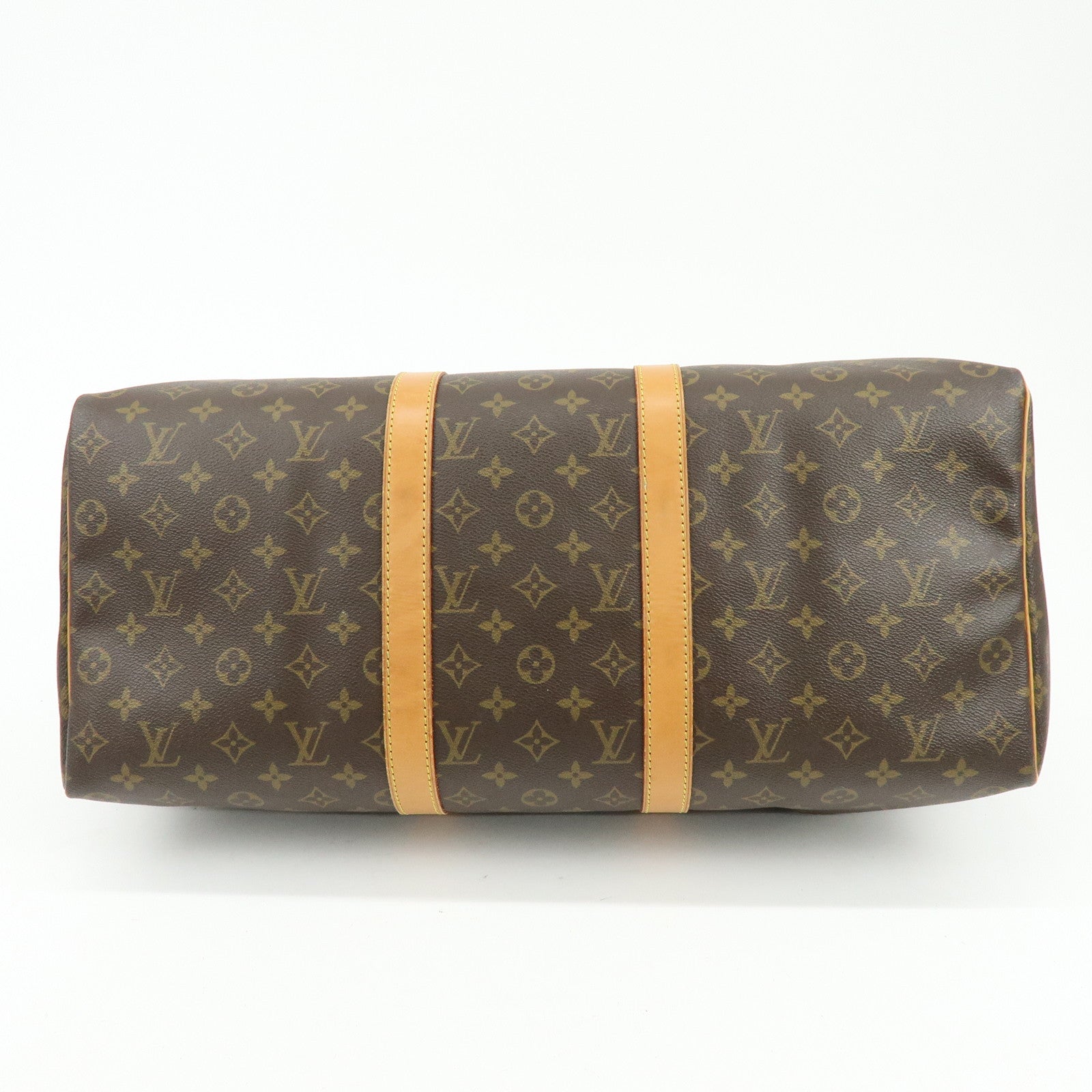 Louis Vuitton Monogram Keep All 50 Boston Bag Brown M41426