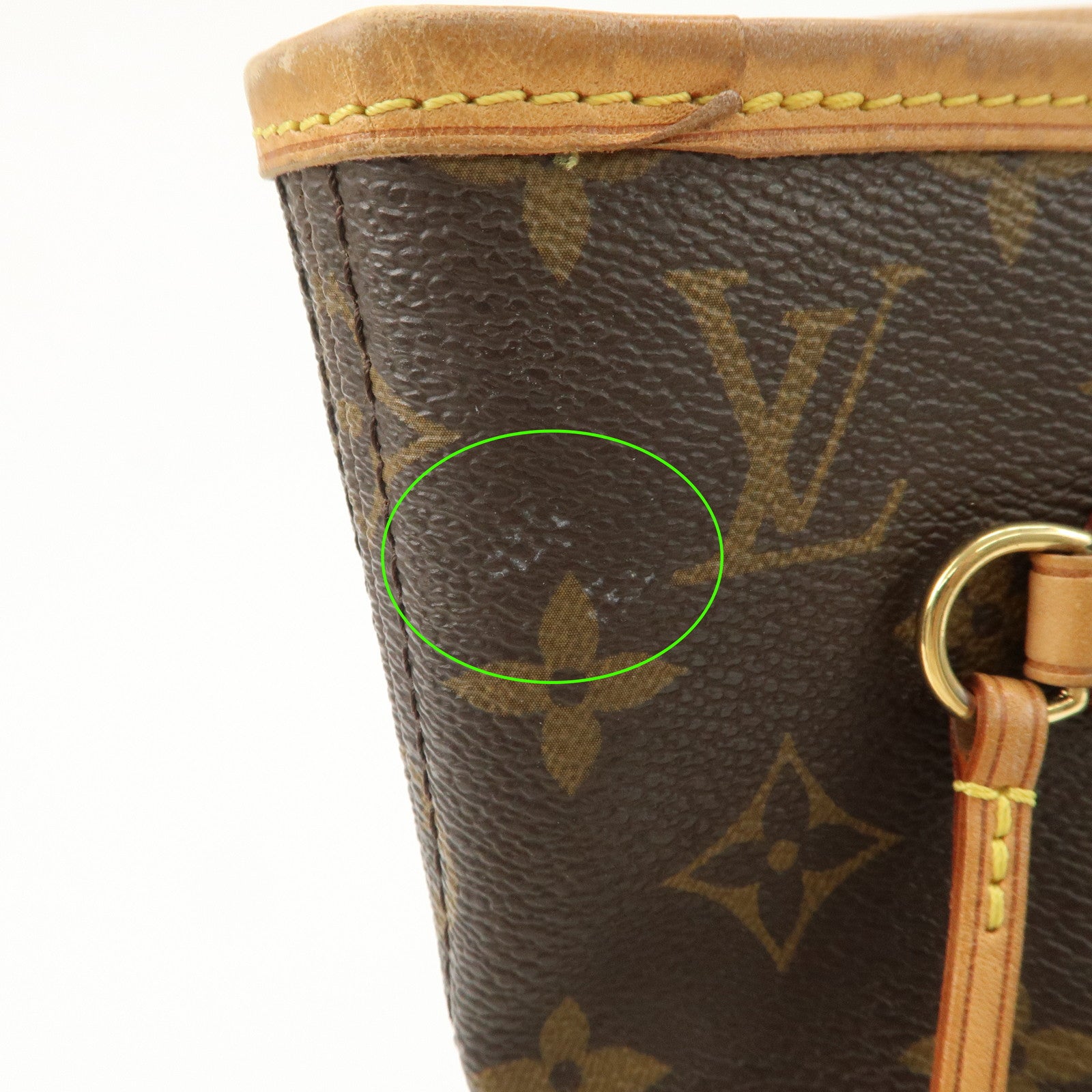 Louis Vuitton Monogram Neverfull MM Tote Bag Shoulder Bag Brown M40156