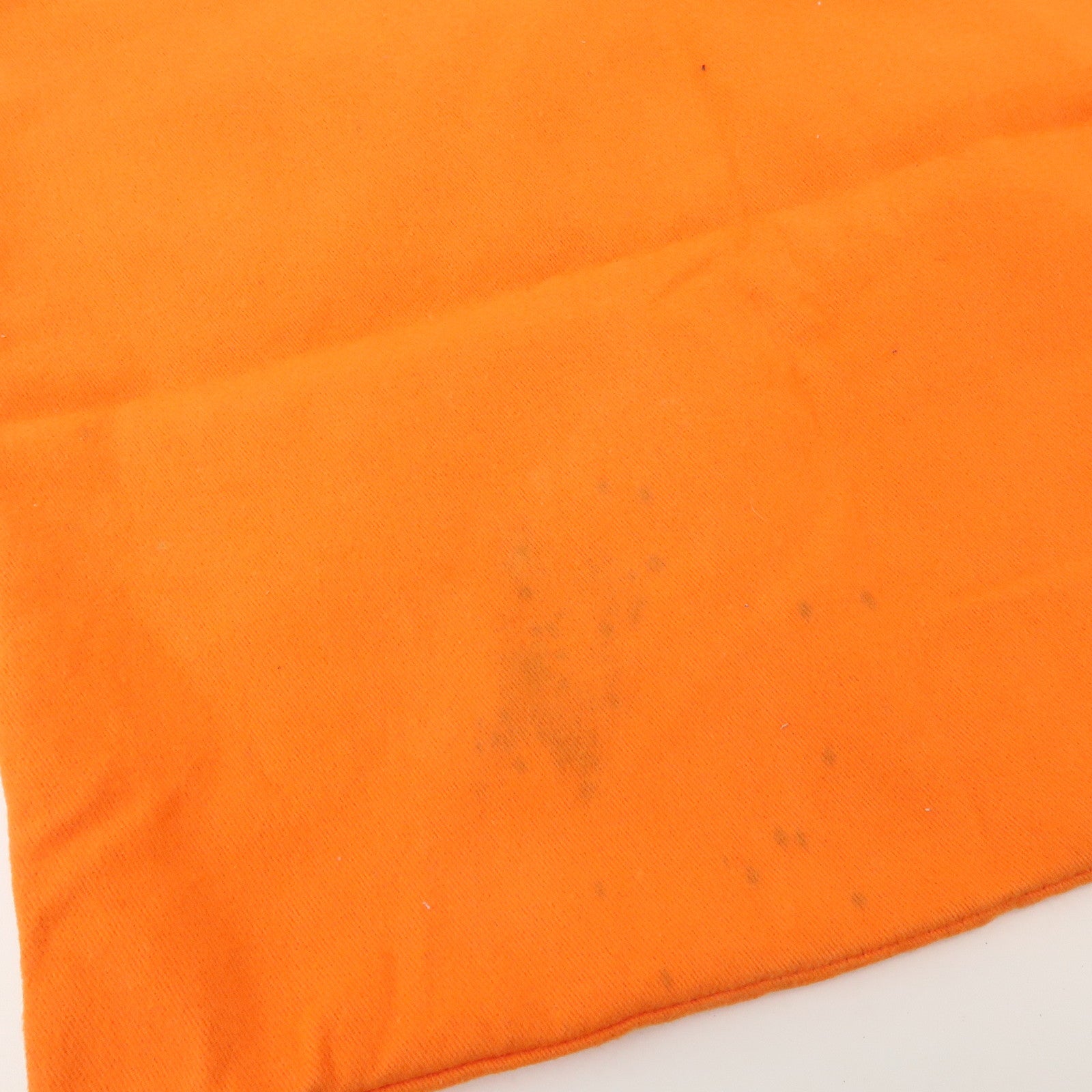 HERMES Set of 4 Drawstring Style Dust Bag Storage Bag Orange
