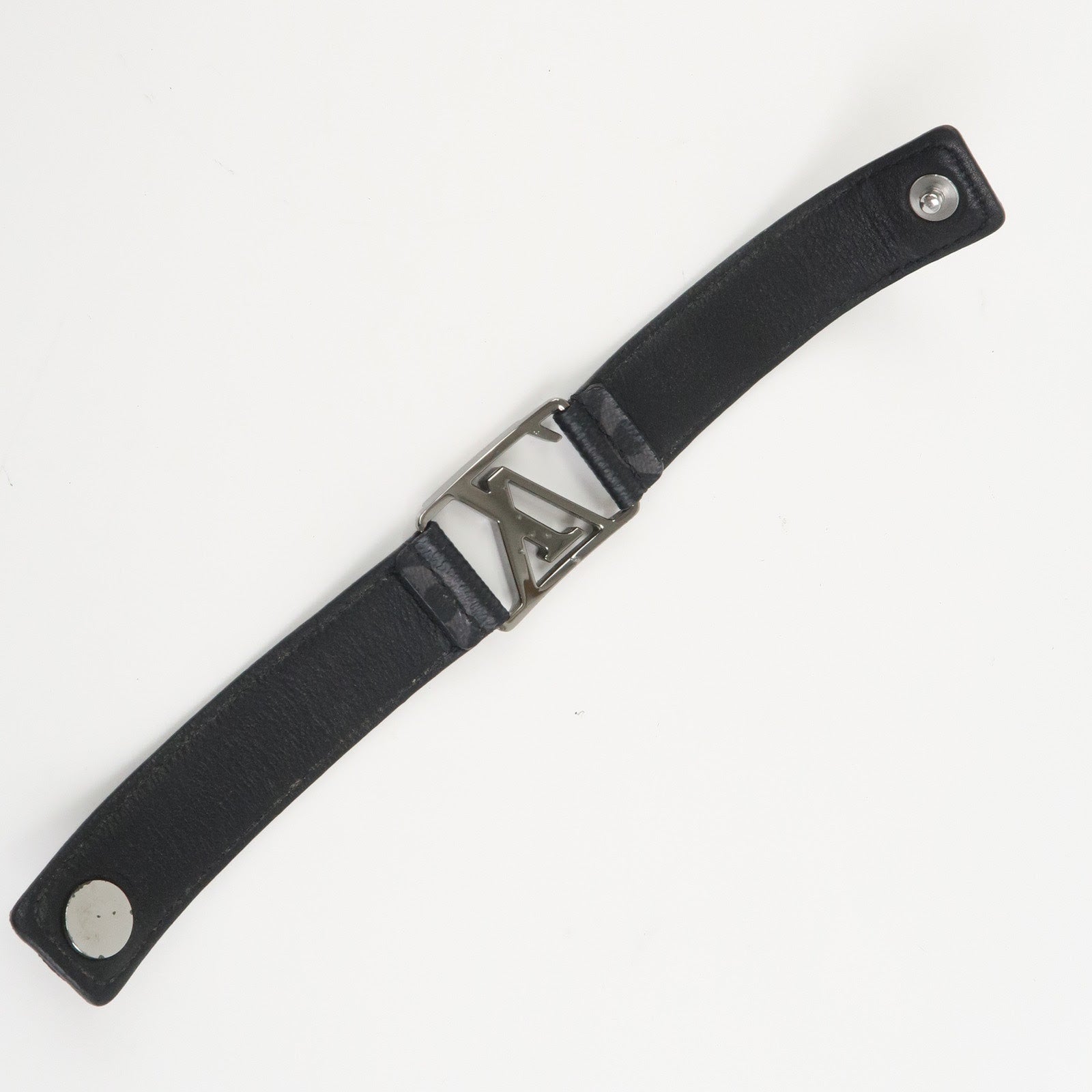 Louis Vuitton Monogram Eclips Hockenheim Bracelet Noir Black M6295