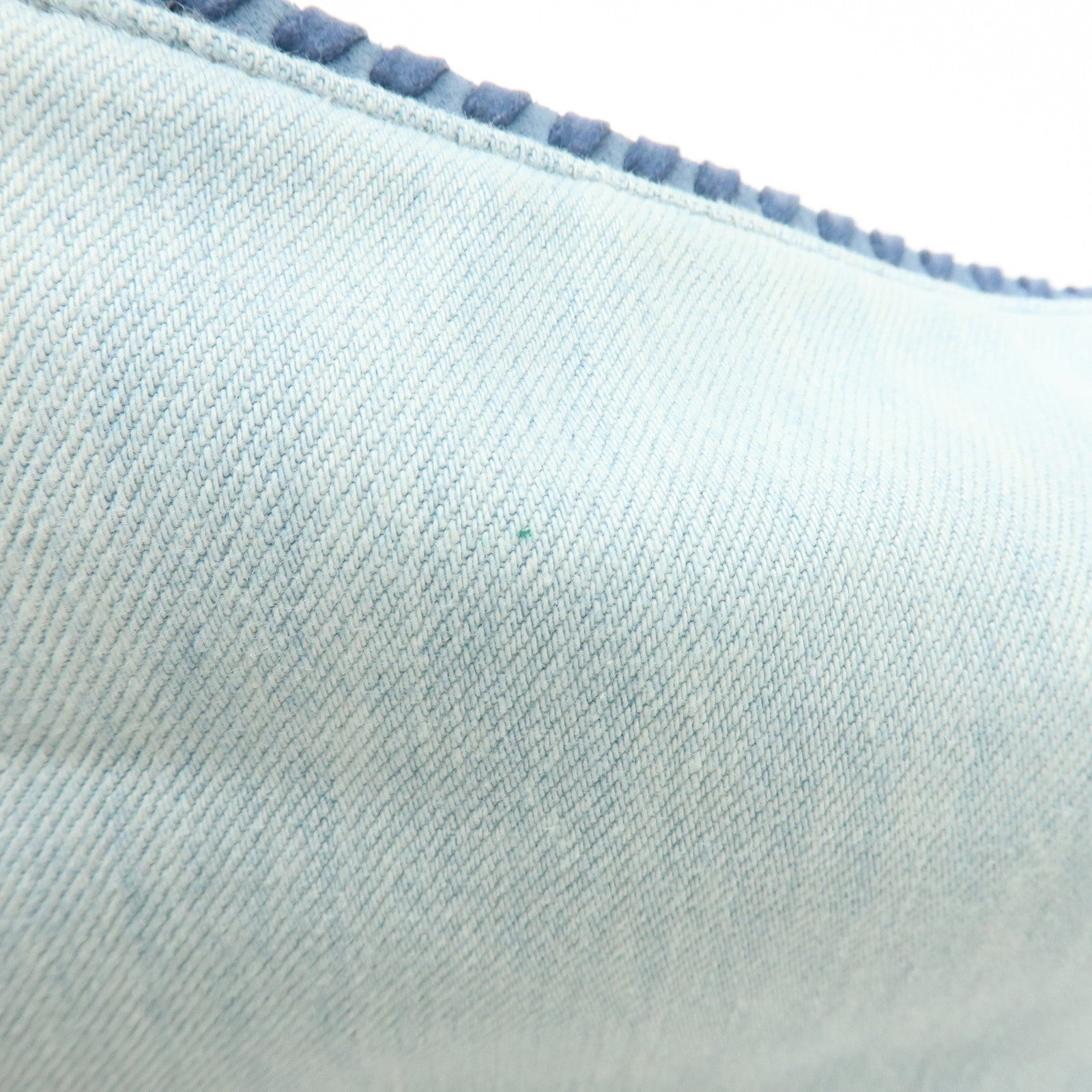 STELLA MCCARTNEY Falabella Embroidery Denim Shoulder Bag Light Blue