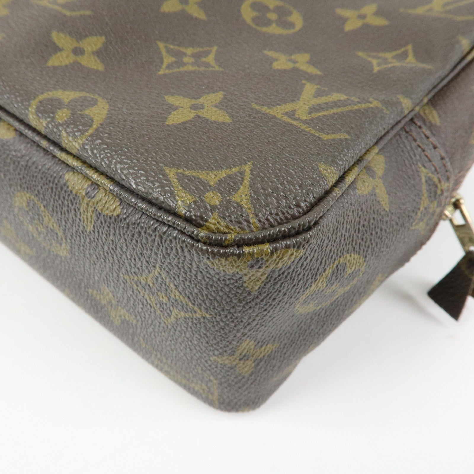 Louis Vuitton Monogram Trousse Toilette 27 Pouch Brown M47522