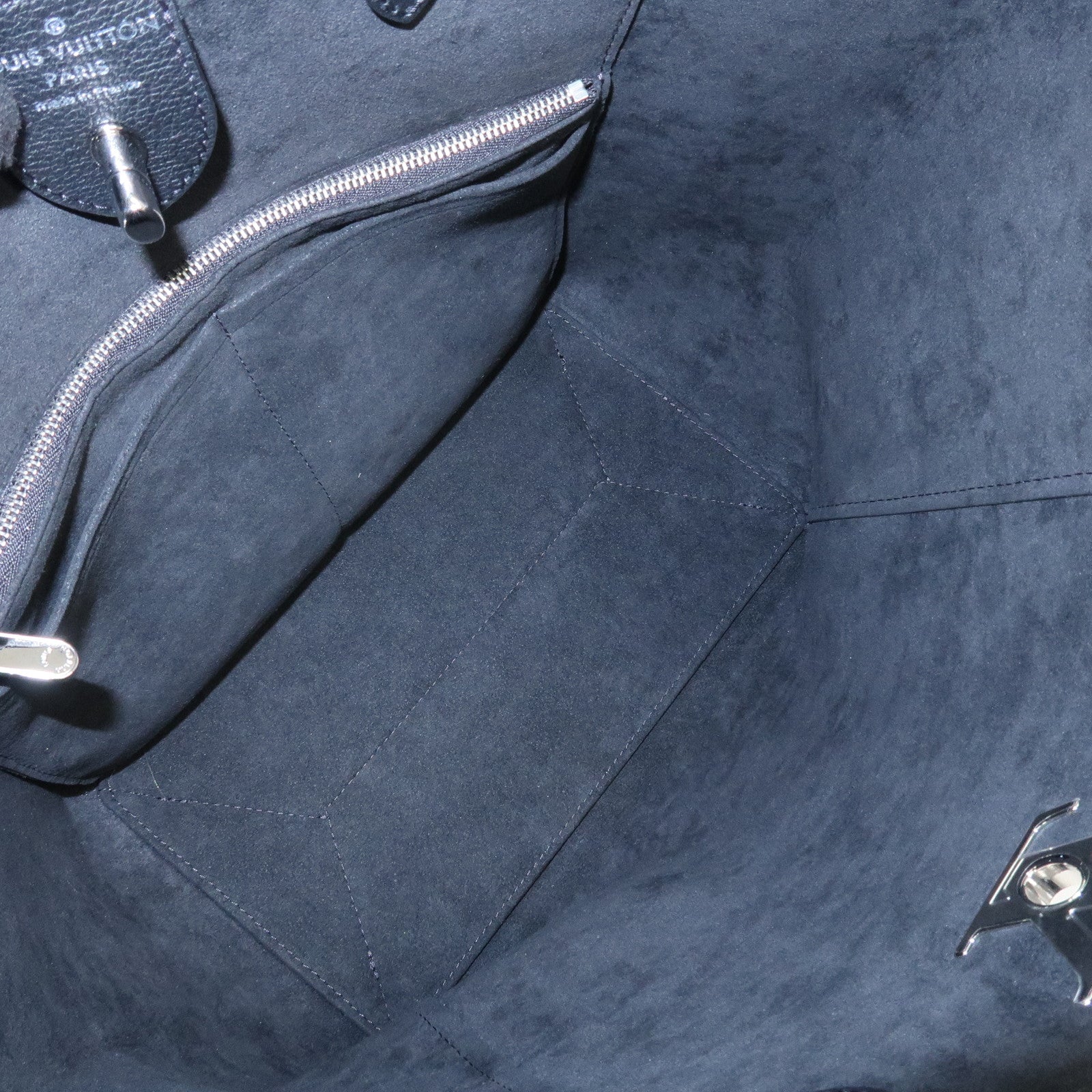 Louis Vuitton Lockme Cabas Leather Tote Bag Hand Bag Noir M42291