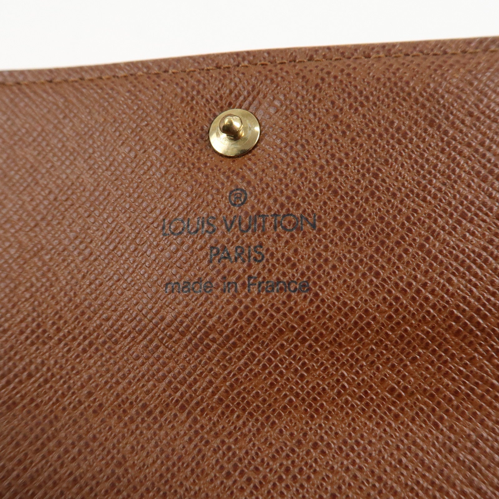 Louis Vuitton Monogram Porte Tresor Etui Papiers Wallet M61202 Used