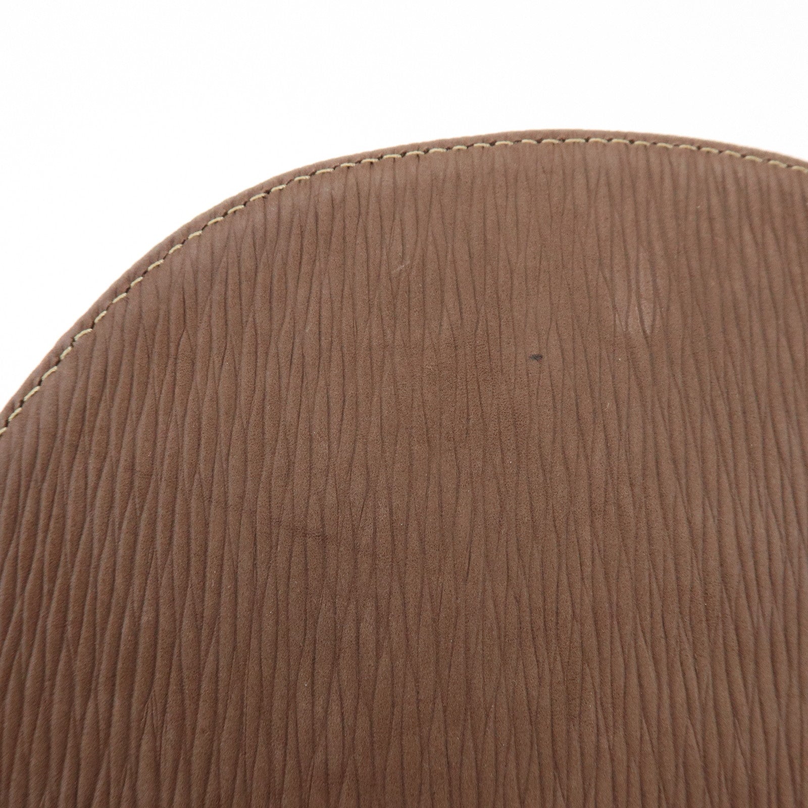 LOEWE Velazquez Logo Leather Clutch Bag Black Brown