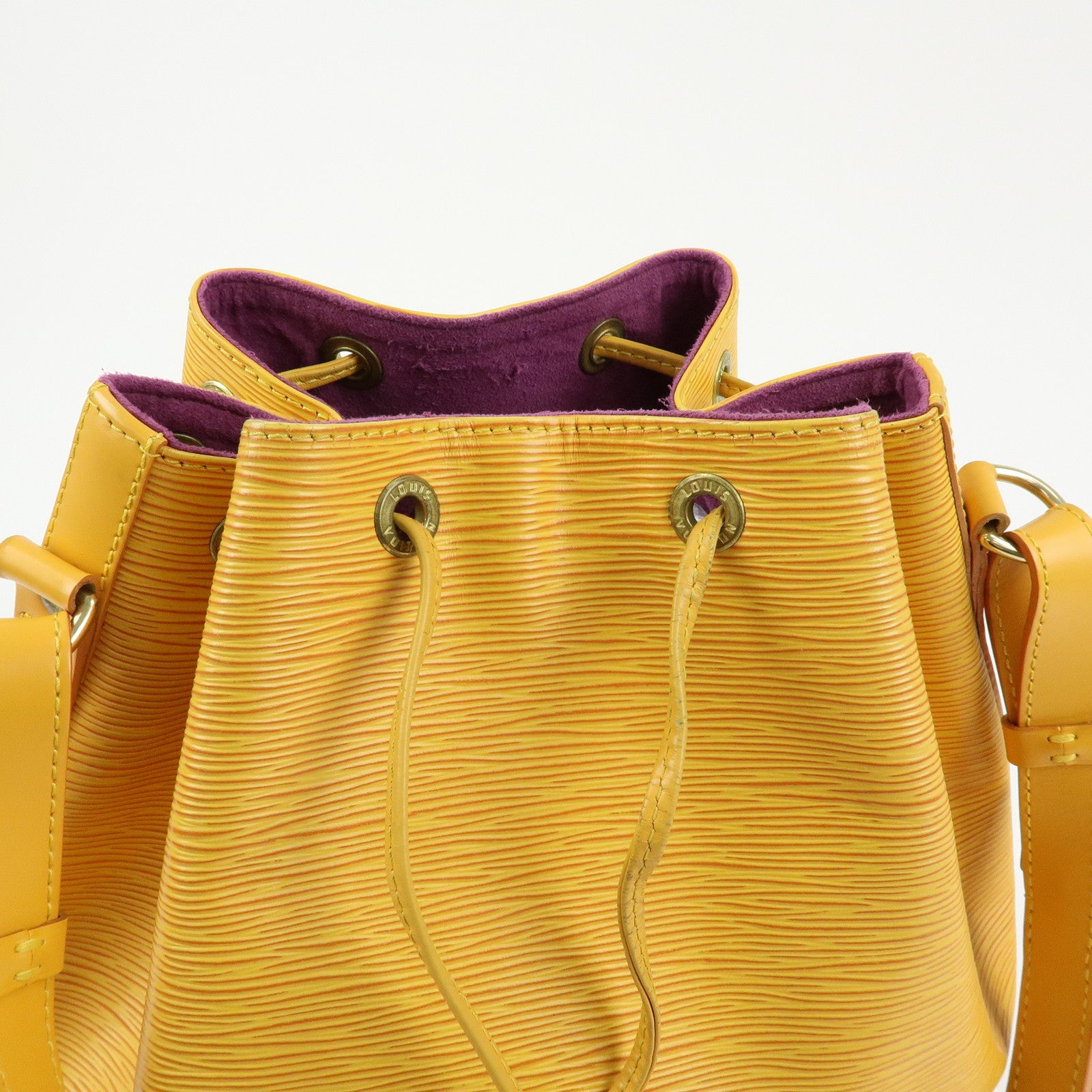 Louis Vuitton Epi Noe Leather Shoulder Bag Tassili Yellow M44009