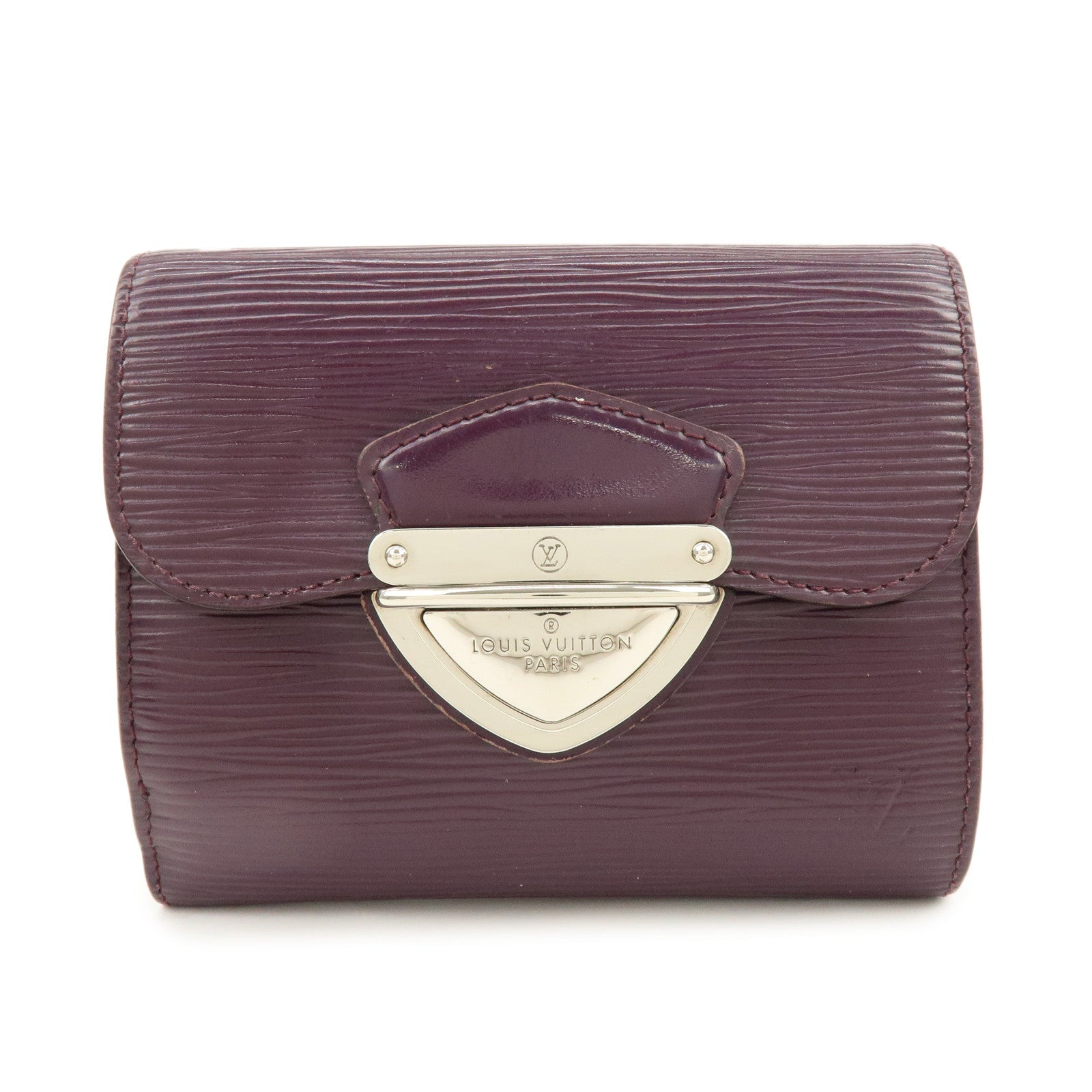 Louis Vuitton Epi Portefeuille Joy Leather Wallet Cassis M6658K