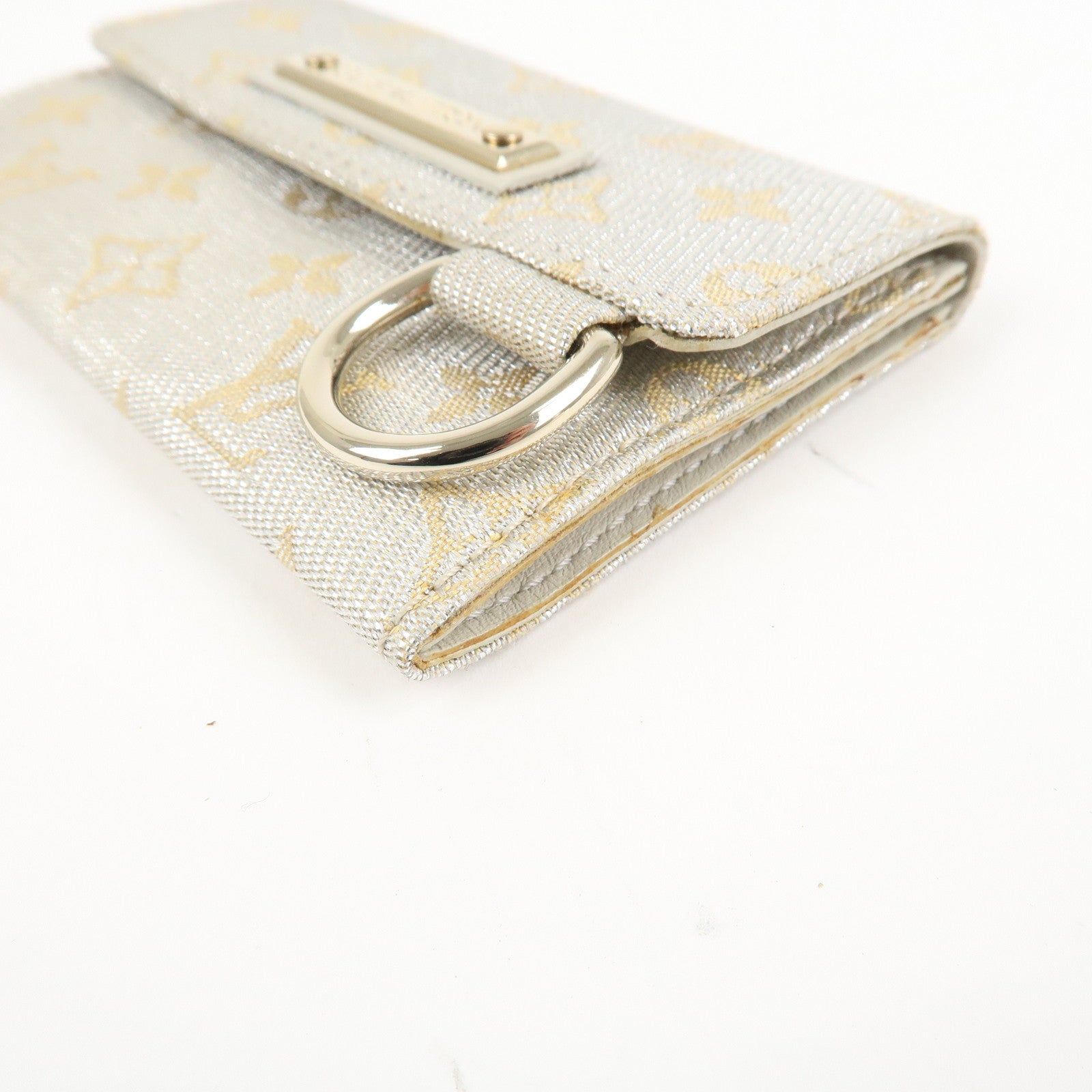 Louis Vuitton Monogram Shine Porte Monnaie Canvas Leather M92369 Used