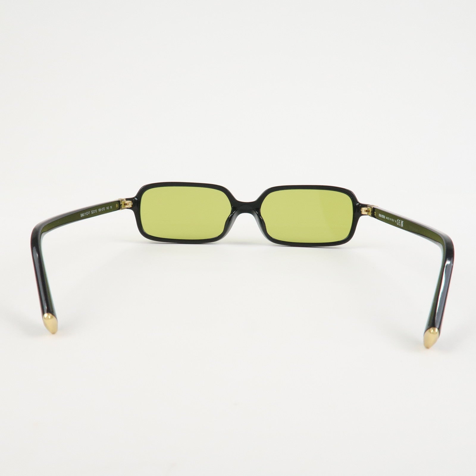 MIU MIU Plastic Sunglasses Black SMU 11Z-F 52□15 16K-170 140 1N