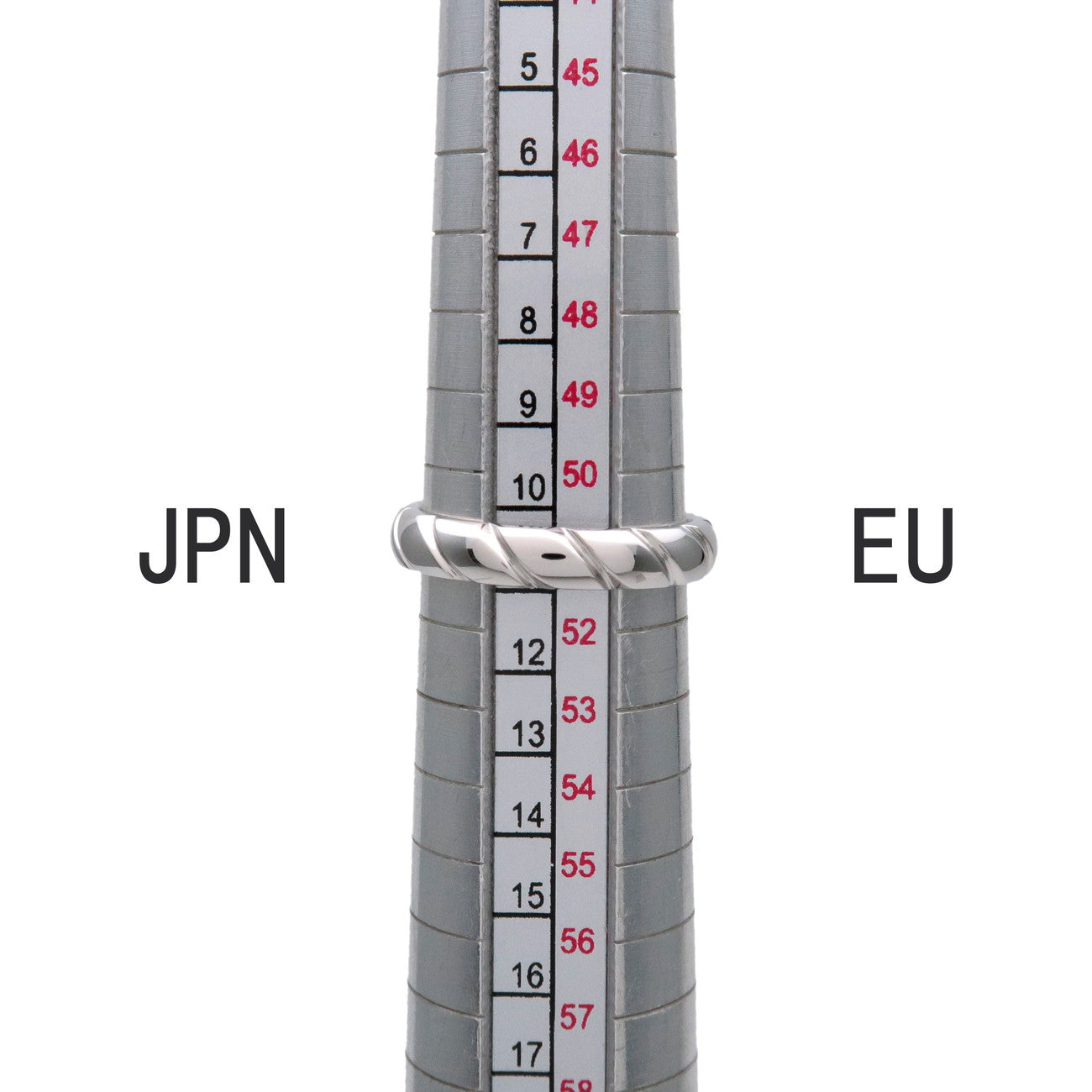 CHAUMET Torsade Ring PT950 Platinum #51 US5.5-5.75 EU51 HK12.5