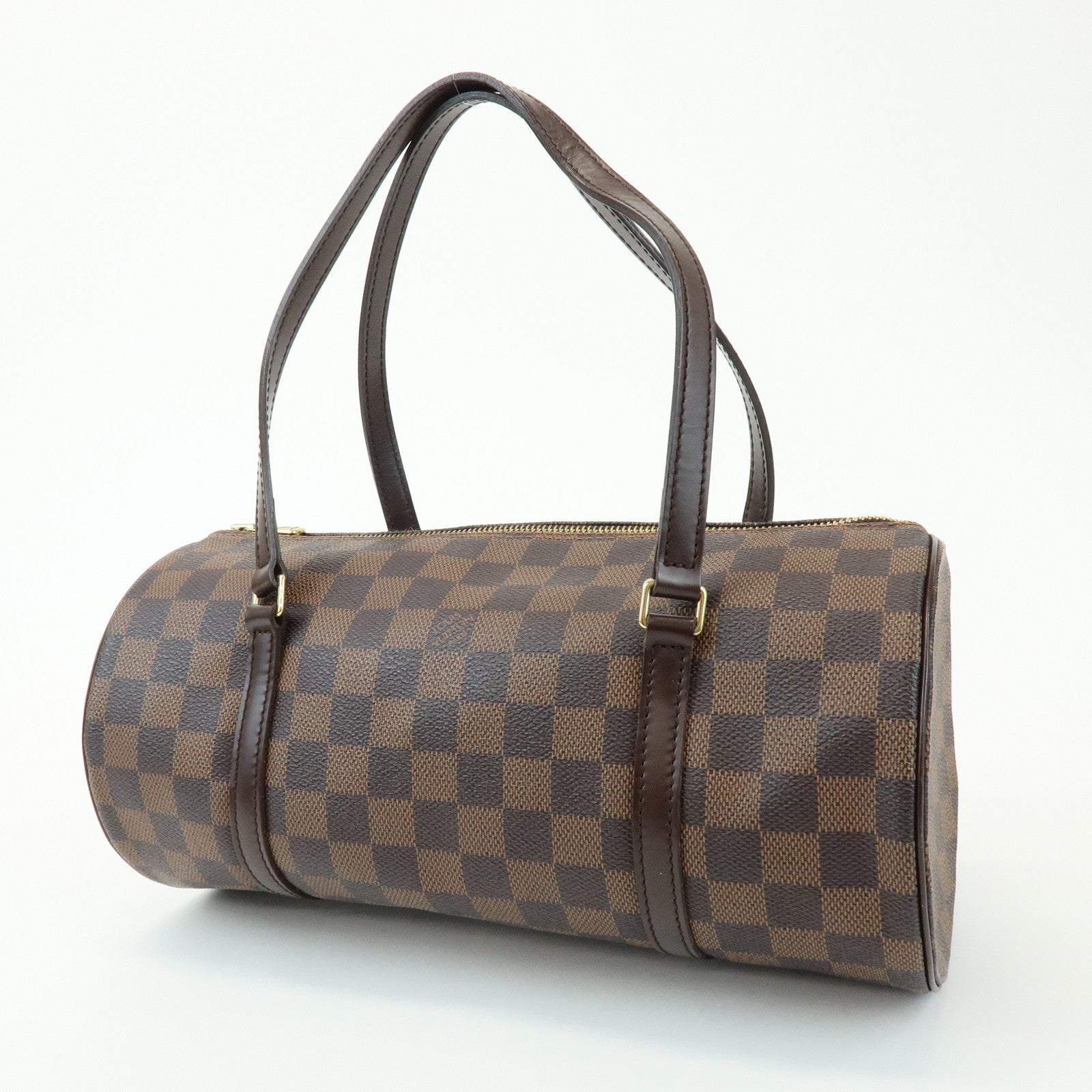 Louis Vuitton Damier Ebene Papillon 30 Hand Bag Brown N51303
