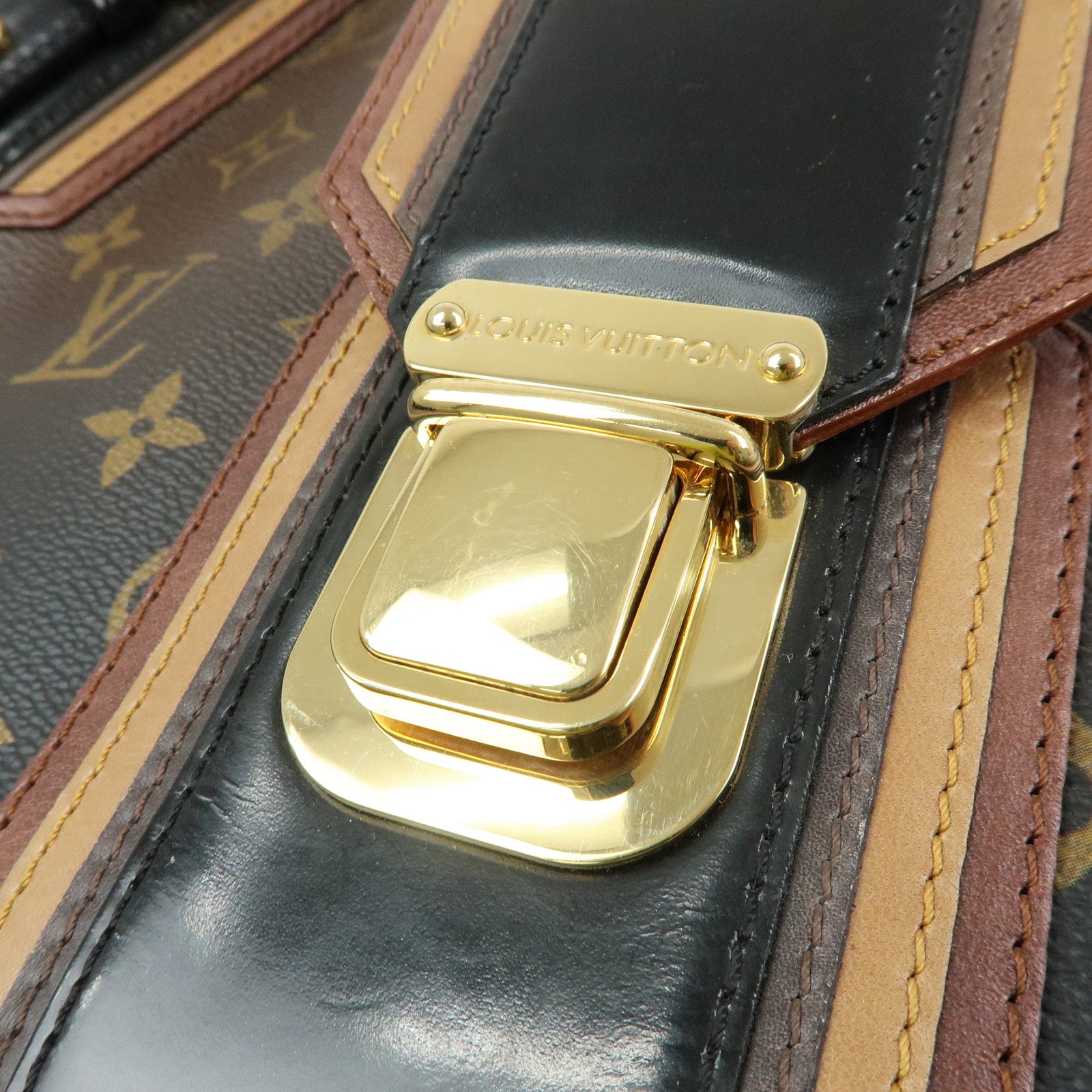 Louis Vuitton Monogram Mirage Griet Canvas Hand Bag Noir M95579