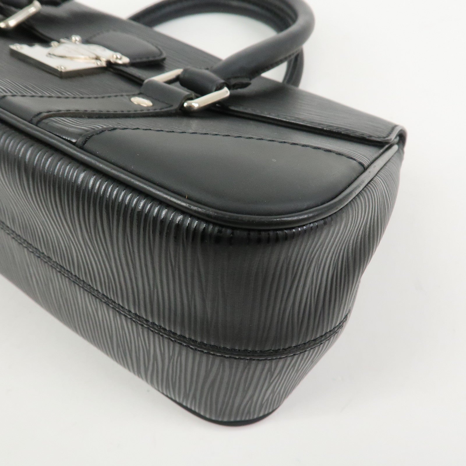 Louis Vuitton Epi Segur PM Hand Bag Noir Black M58822