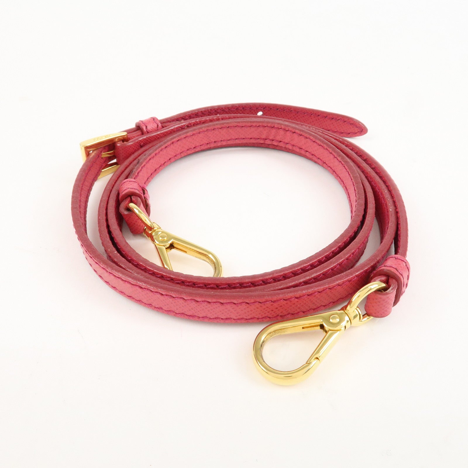 PRADA Promenade Small Saffiano Leather 2Way Bag Hand Bag Pink BL0838 Used