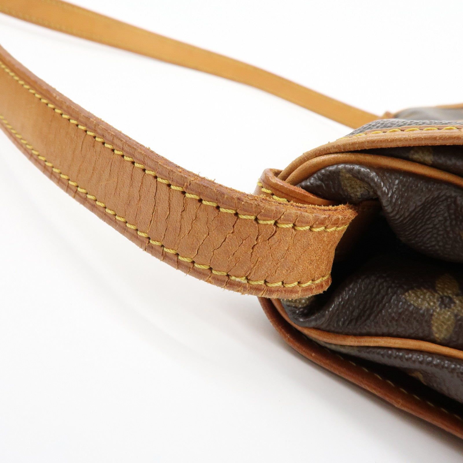 Louis Vuitton Monogram Saumur 30 Canvas Shoulder Bag Brown M42256