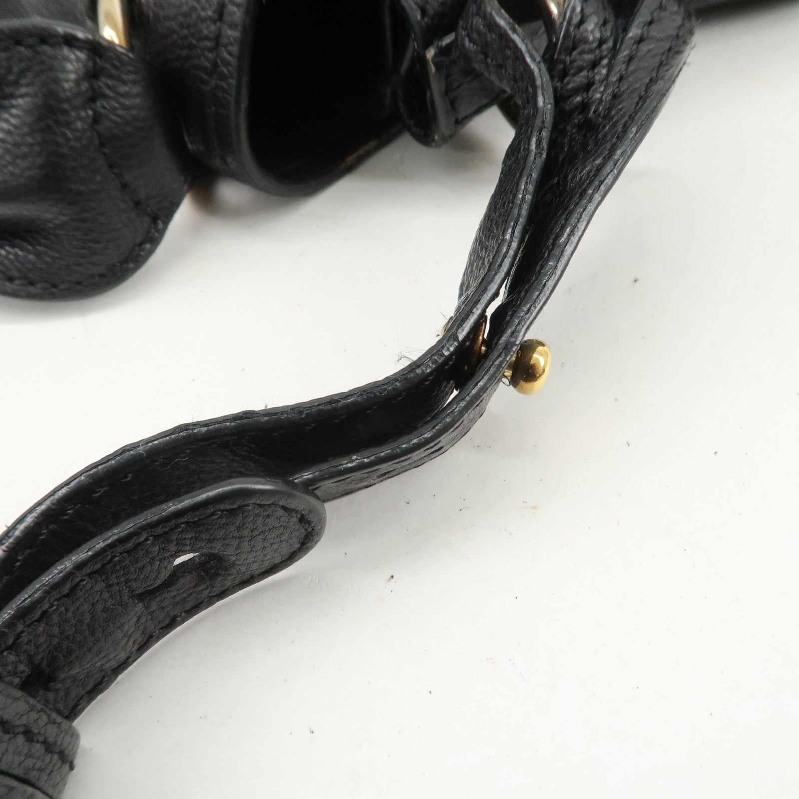 Chloe Elsie Leather 2Way Bag Shoulder Bag Hand Bag Black