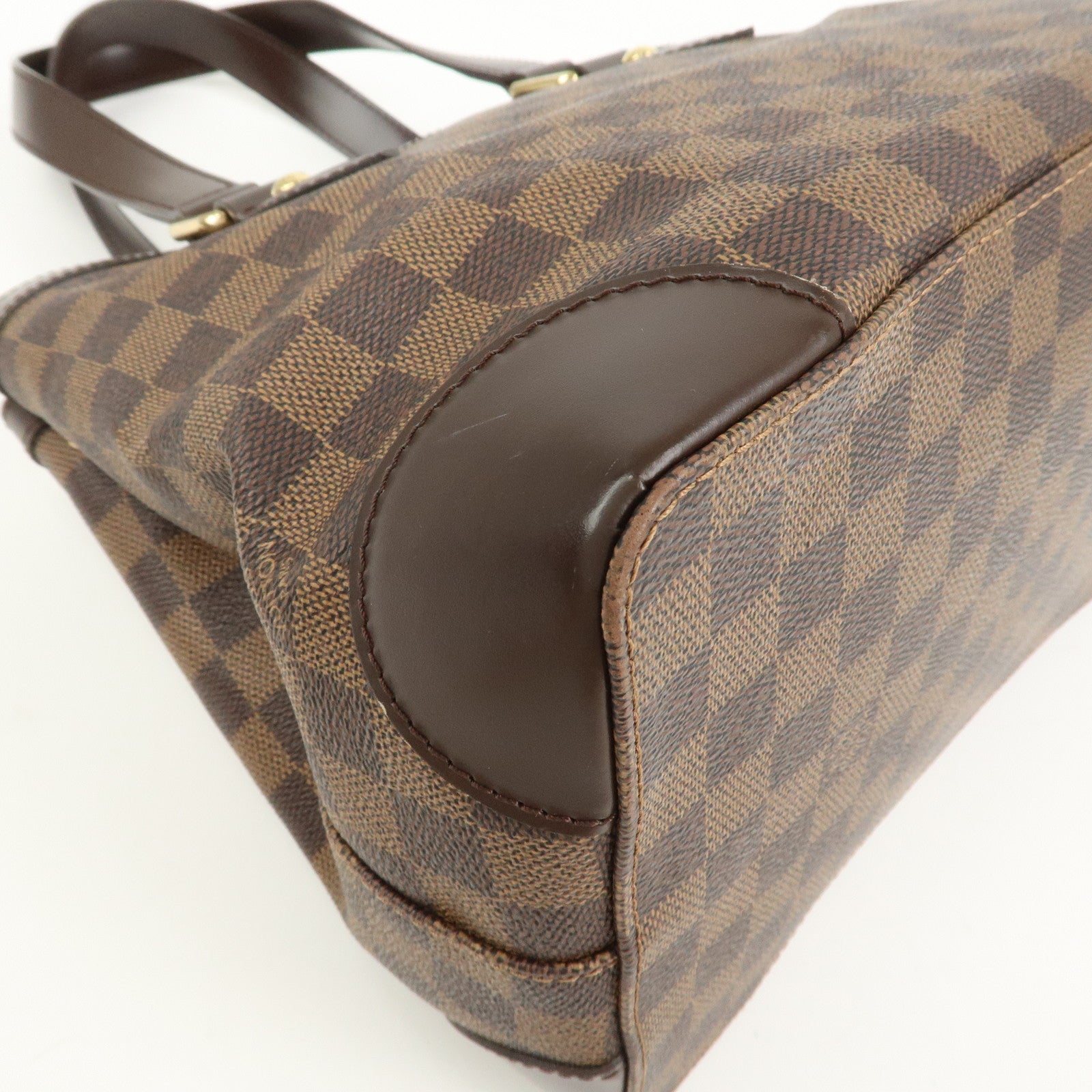 Louis Vuitton Damier Ebene Hampstead PM Hand Bag Tote Bag N51205