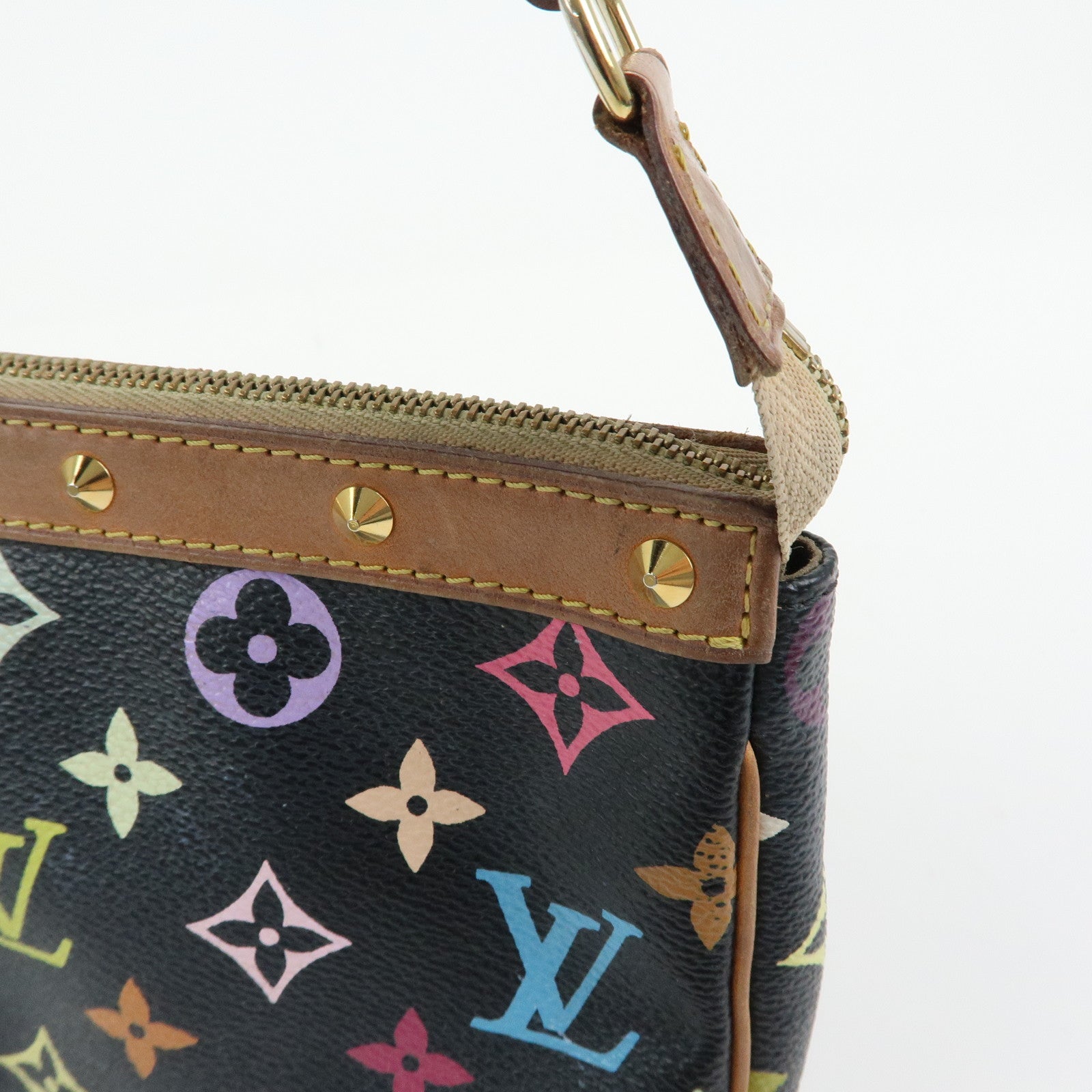 Louis Vuitton Monogram Multicolor Pochette Accessoires Noir M92648