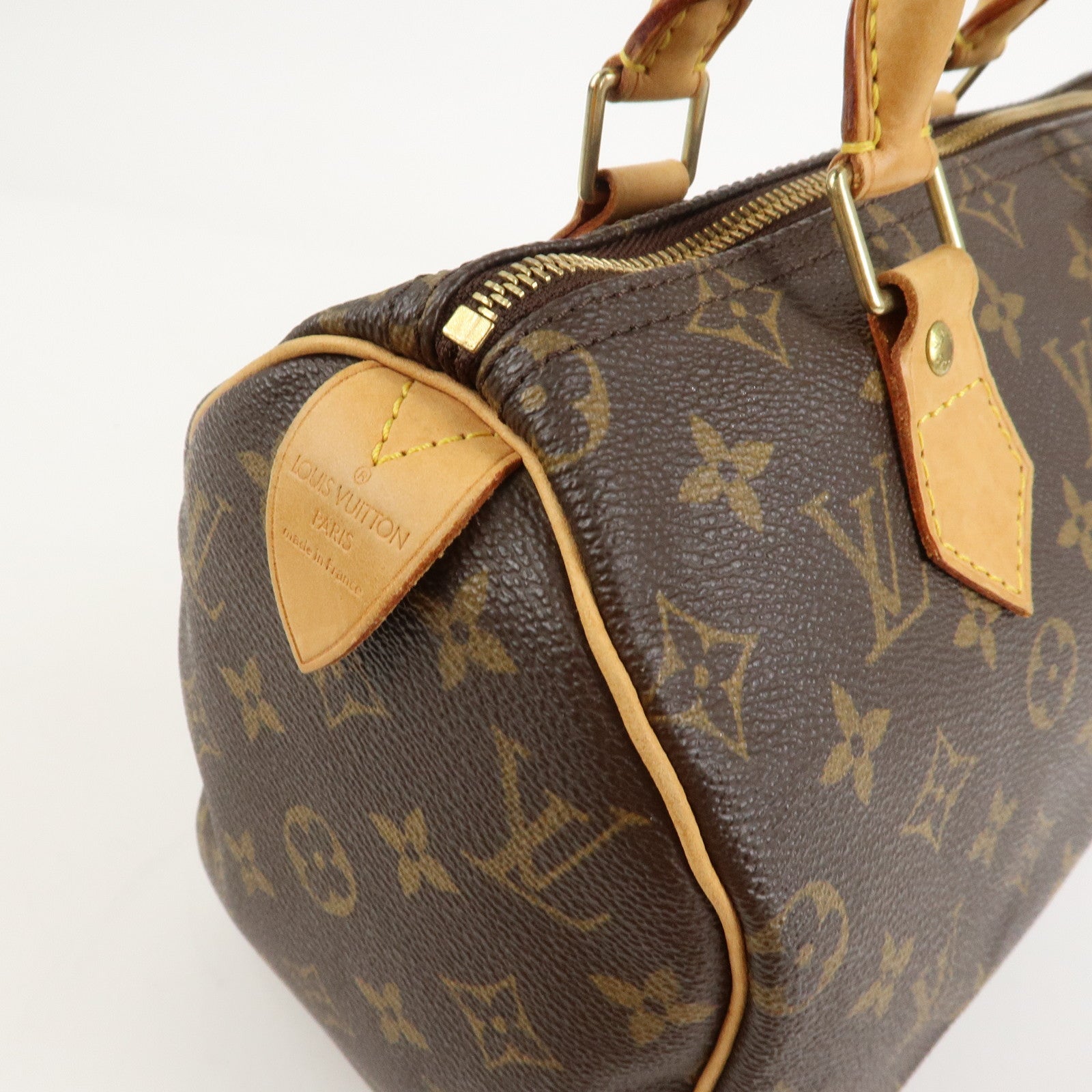 Louis Vuitton Monogram Speedy 25 Hand Bag Boston Bag M41528