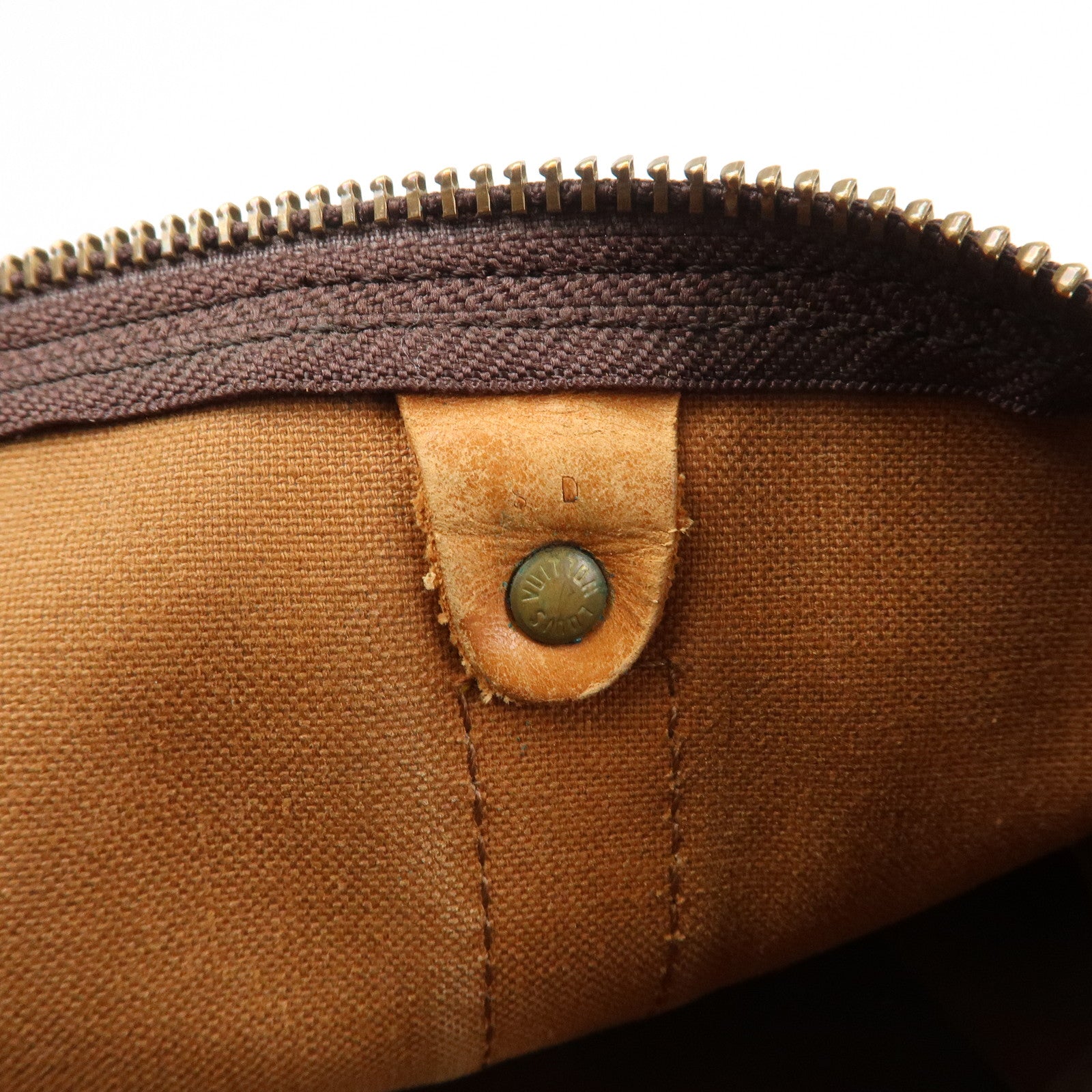 Louis Vuitton Monogram Keep All 55 Boston Bag Brown M41424