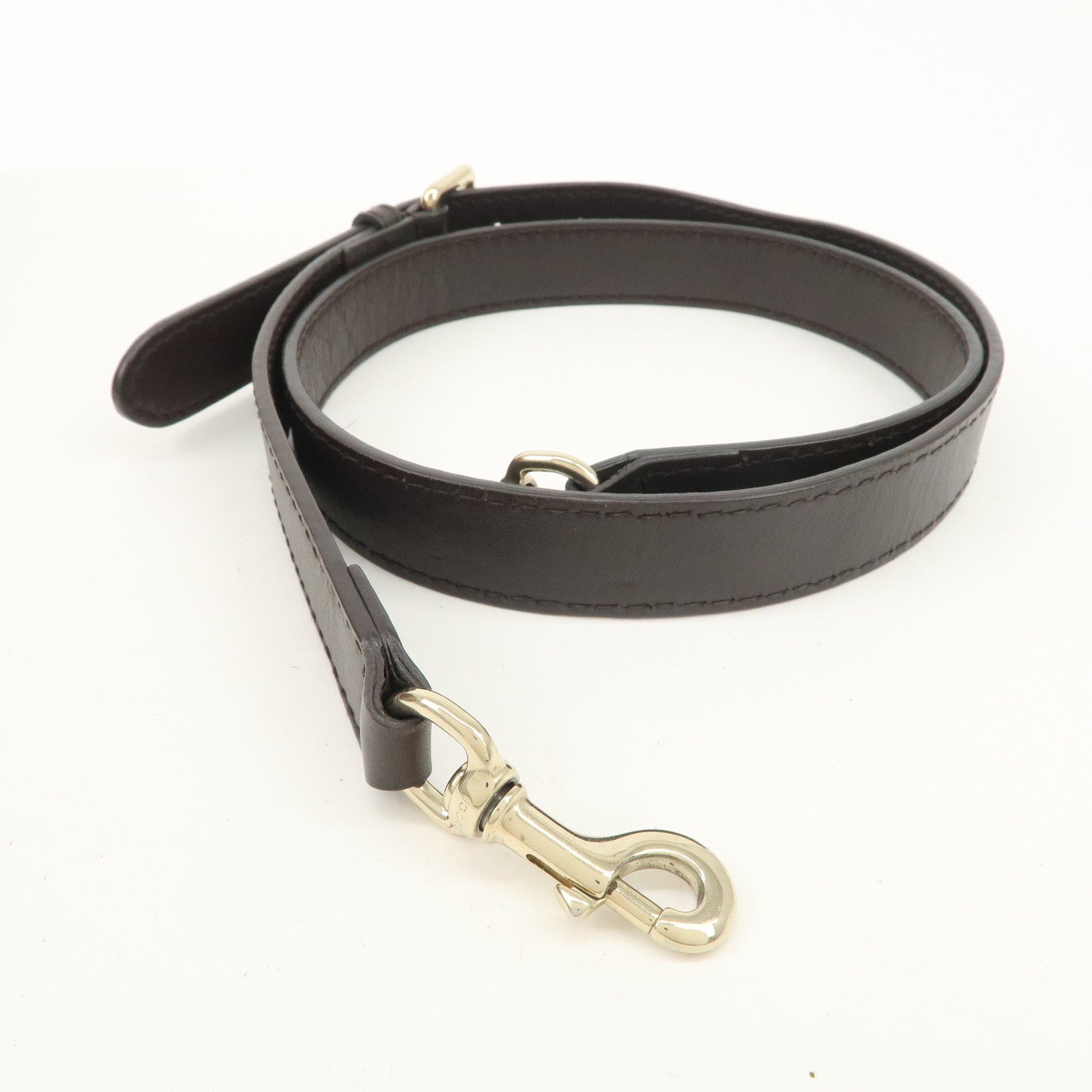 GUCCI Sherry GG Canvas Leather 2Way Bag Boston Bag Beige 247205 Used