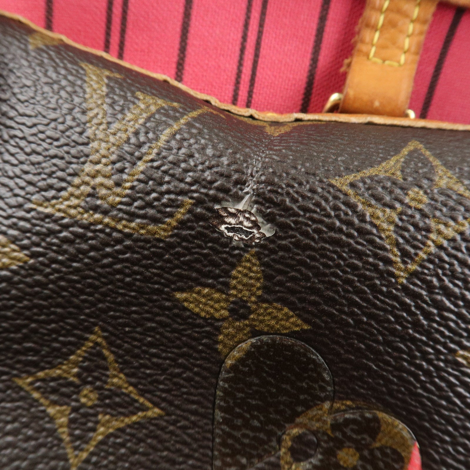 Louis Vuitton Monogram Love Lock Neverfull MM Tote Bag M44364 Used