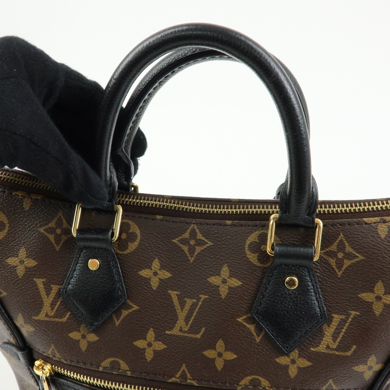 Louis Vuitton Monogram Canvas Leather Tournelle PM 2Way Bag M44057