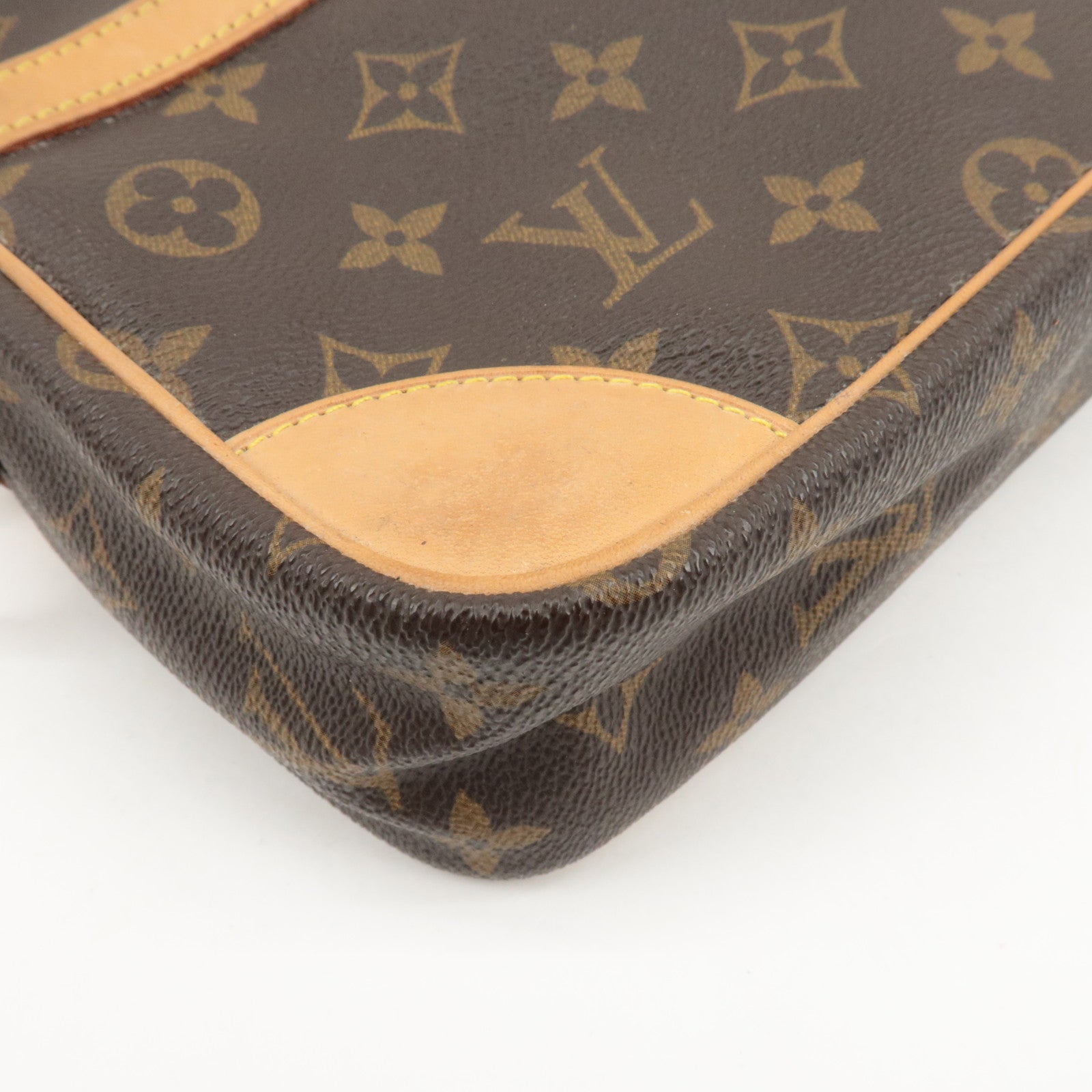 Louis Vuitton Monogram Compiegne 28 Pouch Clutch Bag Brown M51845 Used