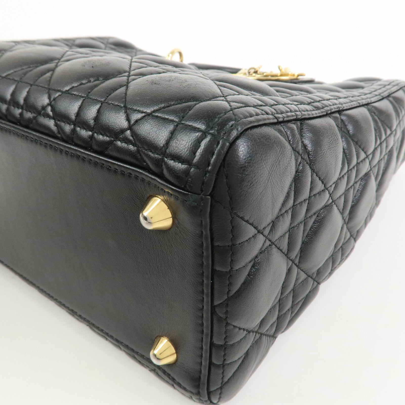 Christian Dior Cannage Lady Dior 2Way Hand Shoulder Bag CAL44560