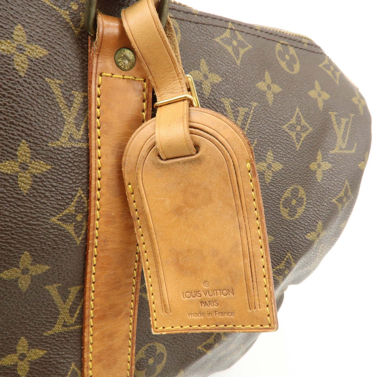 Louis Vuitton Monogram Keep All 45 Boston Bag Brown M41418 Used