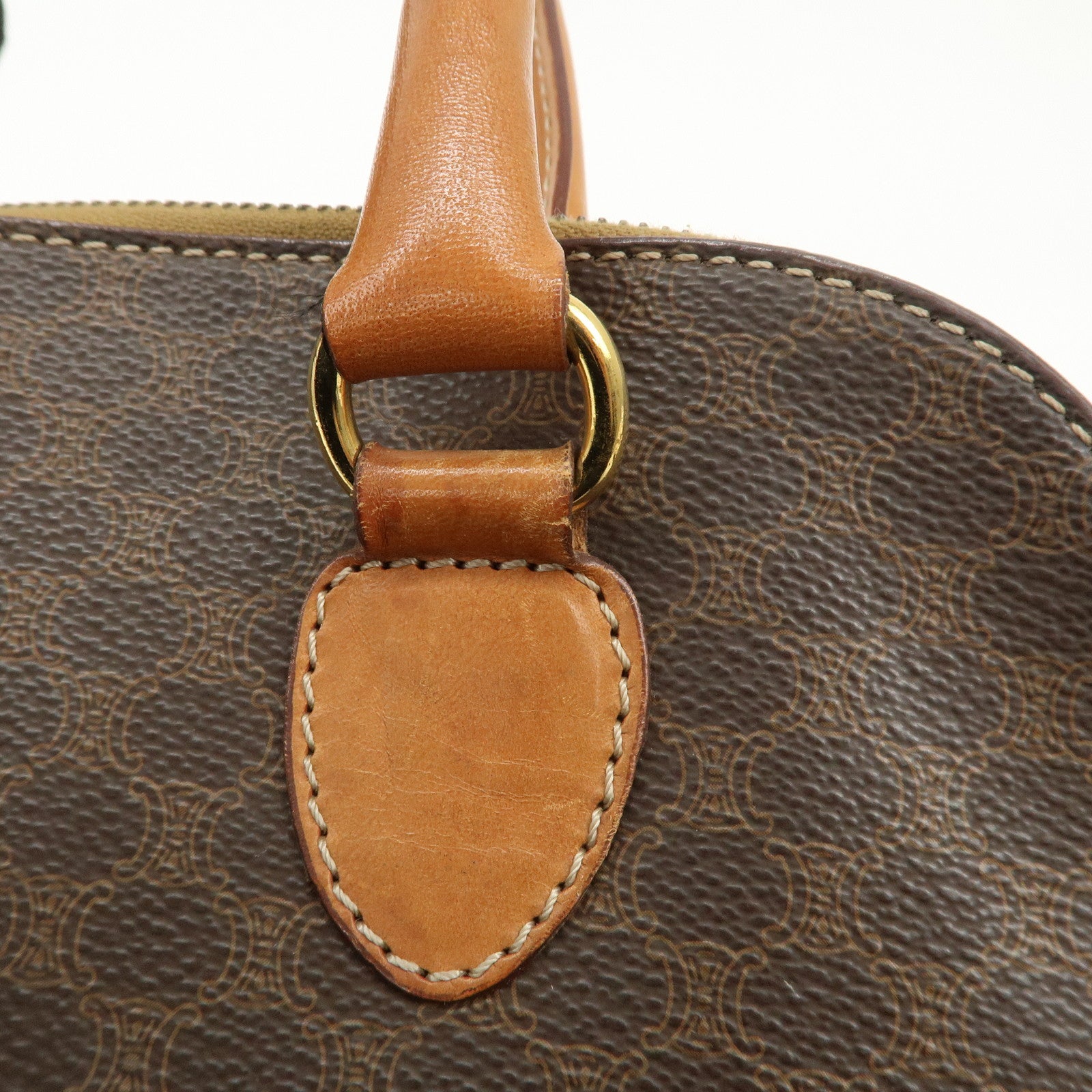 CELINE Macadam PVC Leather Hand Bag Shoulder Bag