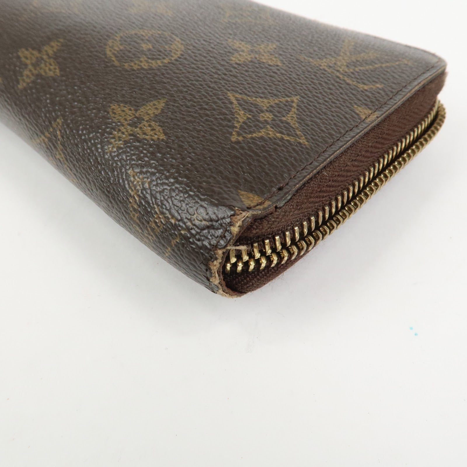 Louis Vuitton Monogram Zippy Round Long Wallet Brown M42616
