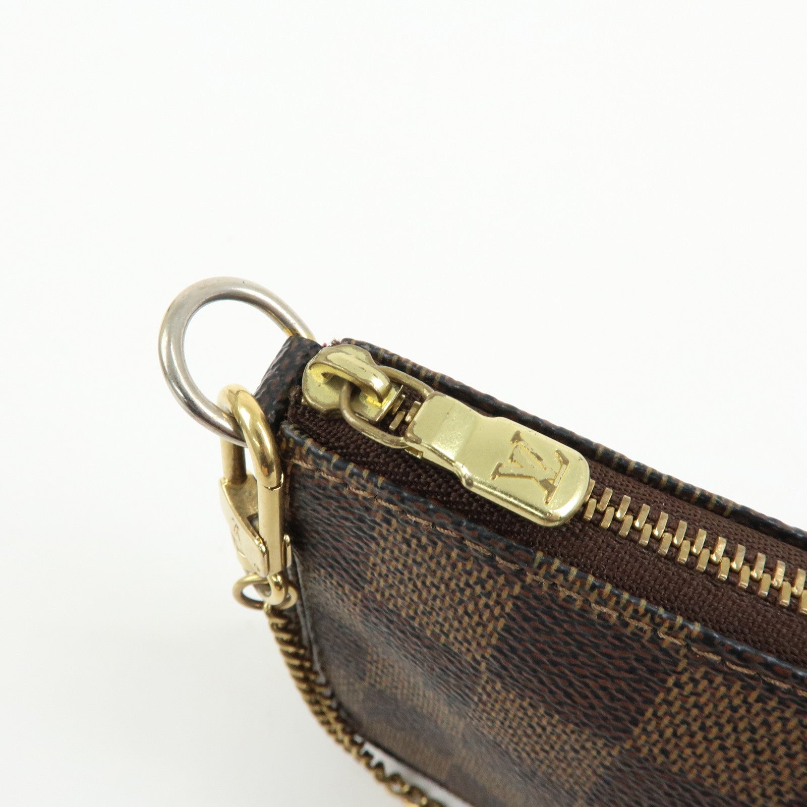 Louis Vuitton Damier Mini Pochette Accessoires Pouch Ebene N58009