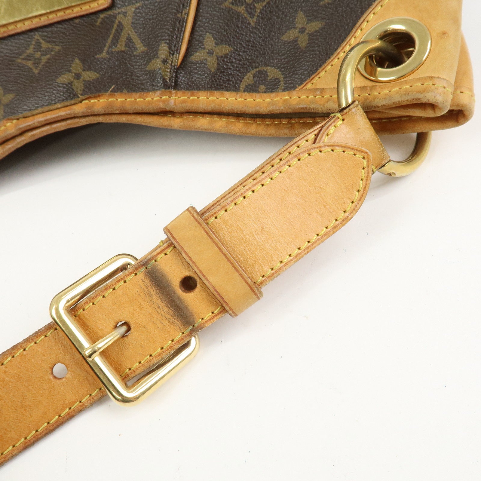 Louis Vuitton Monogram Galliera PM Shoulder Bag Brown M56382