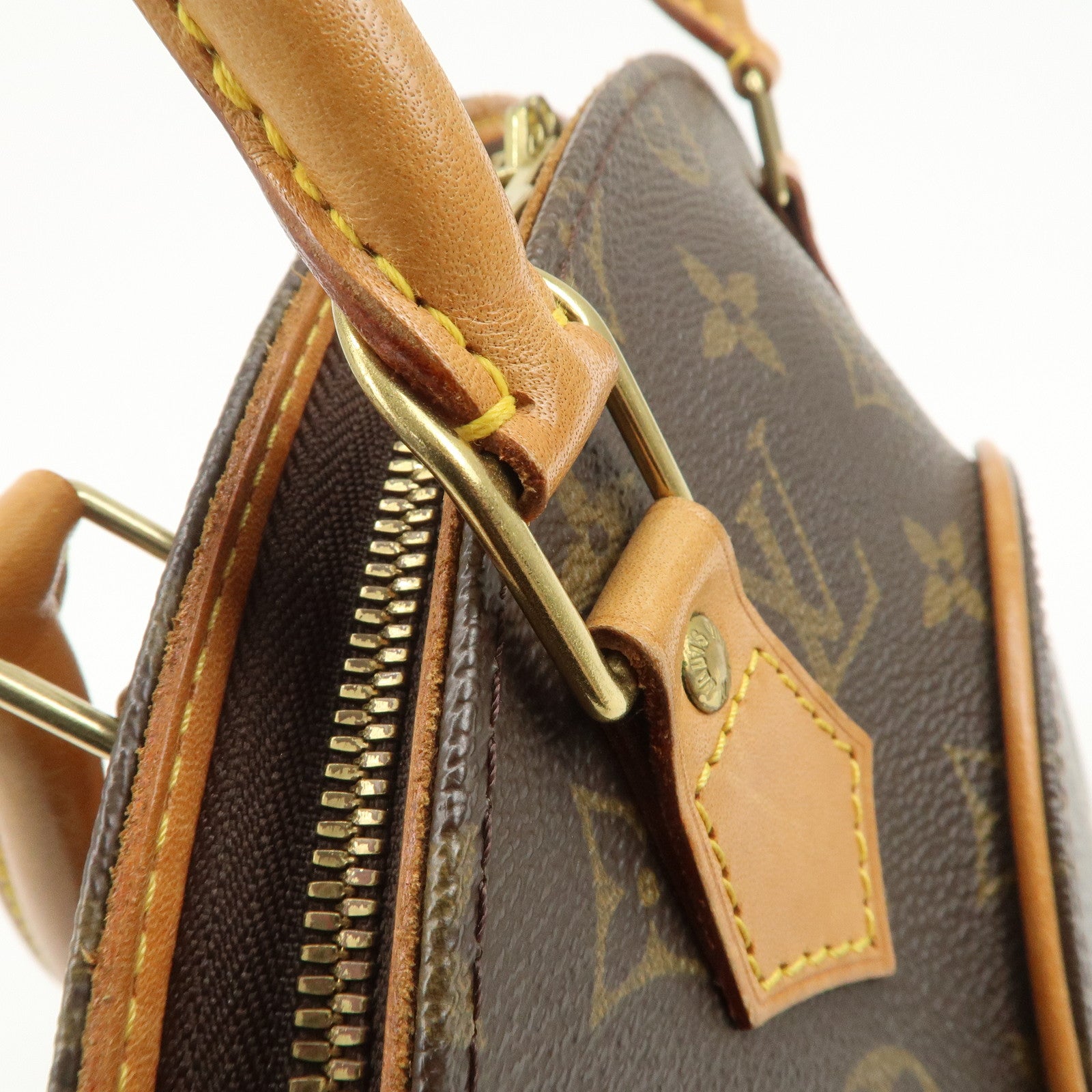 Louis Vuitton Monogram Canvas Ellipse PM Hand Bag Brown M51127