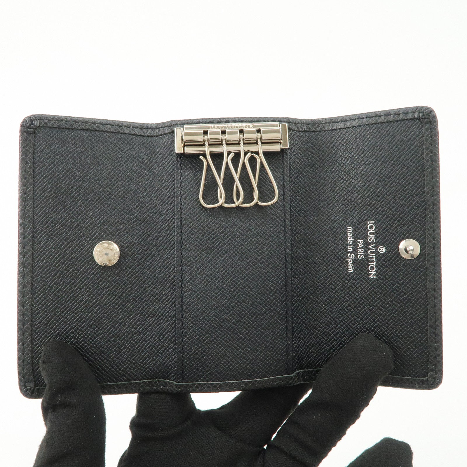 Louis Vuitton Taiga Multicles 4 Key Case Key Holder Ardoise M30522