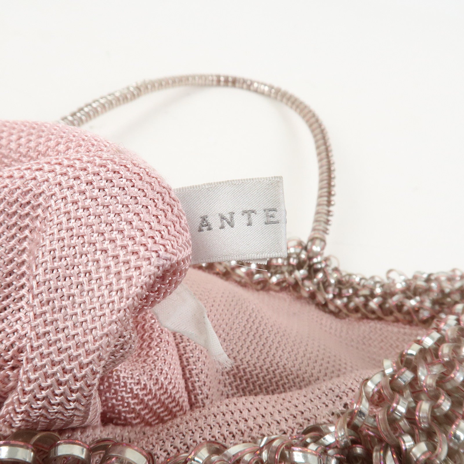 ANTEPRIMA PVC Hand Bag Tote Bag Clear Pink