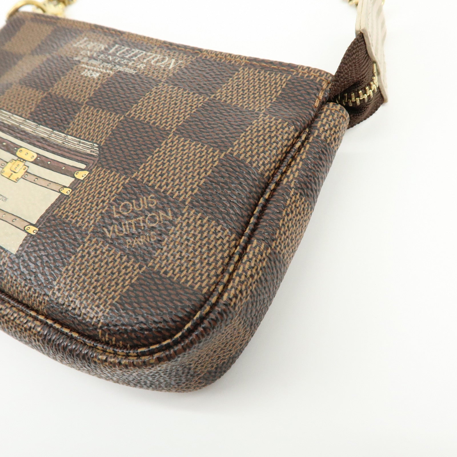 Louis Vuitton Damier Canvas Mini Pochette Accessires Trank N63181