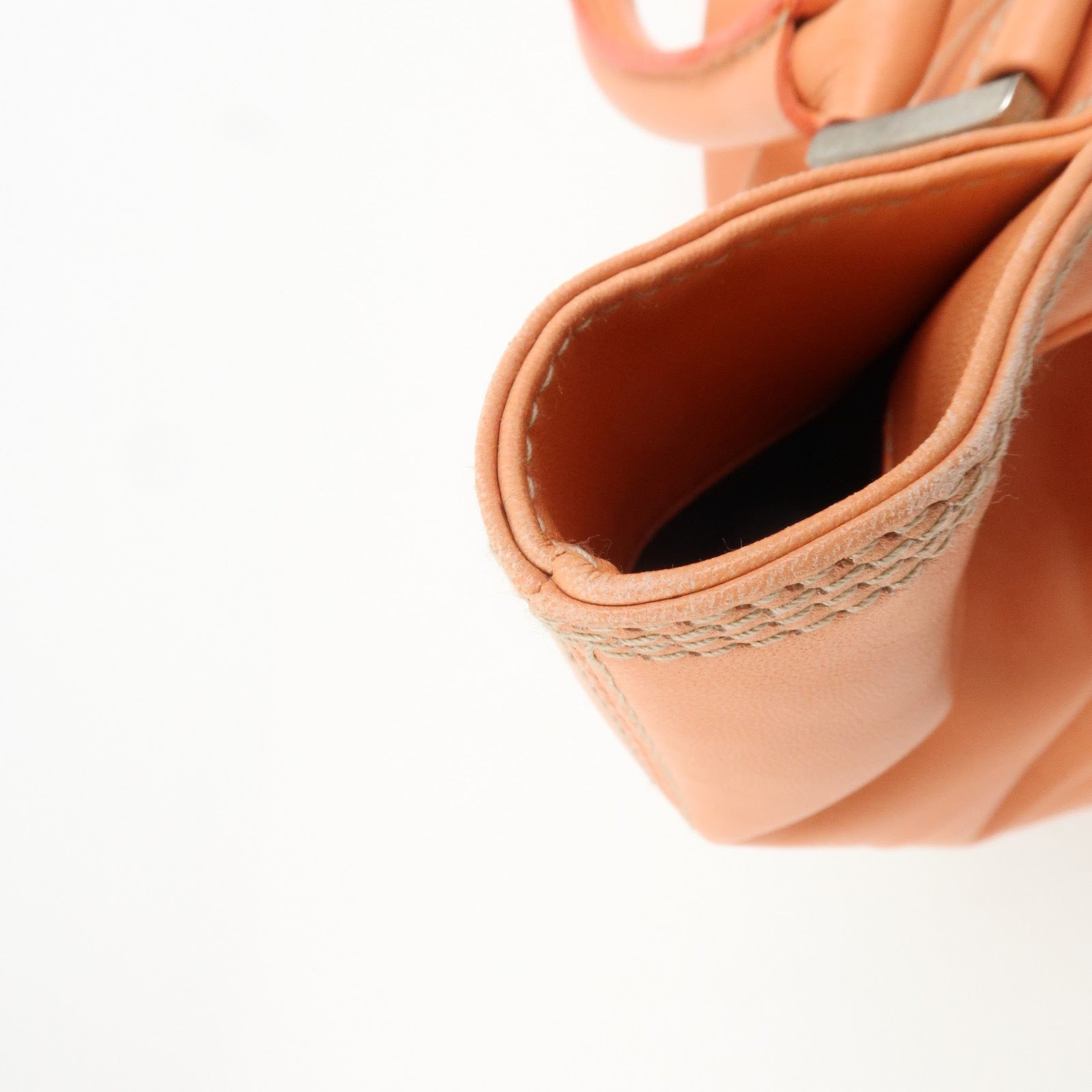 LOEWE Anagram Nappa Leather Hand Bag Tote Bag Pink