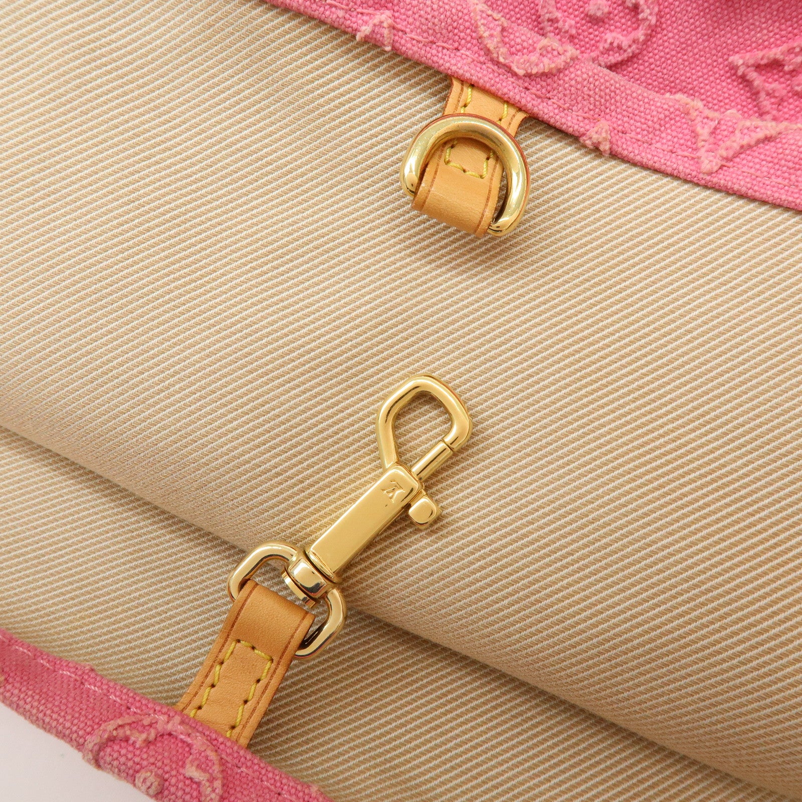 Louis Vuitton Monogram Stone Neverfull MM Tote Bag Rose M40834