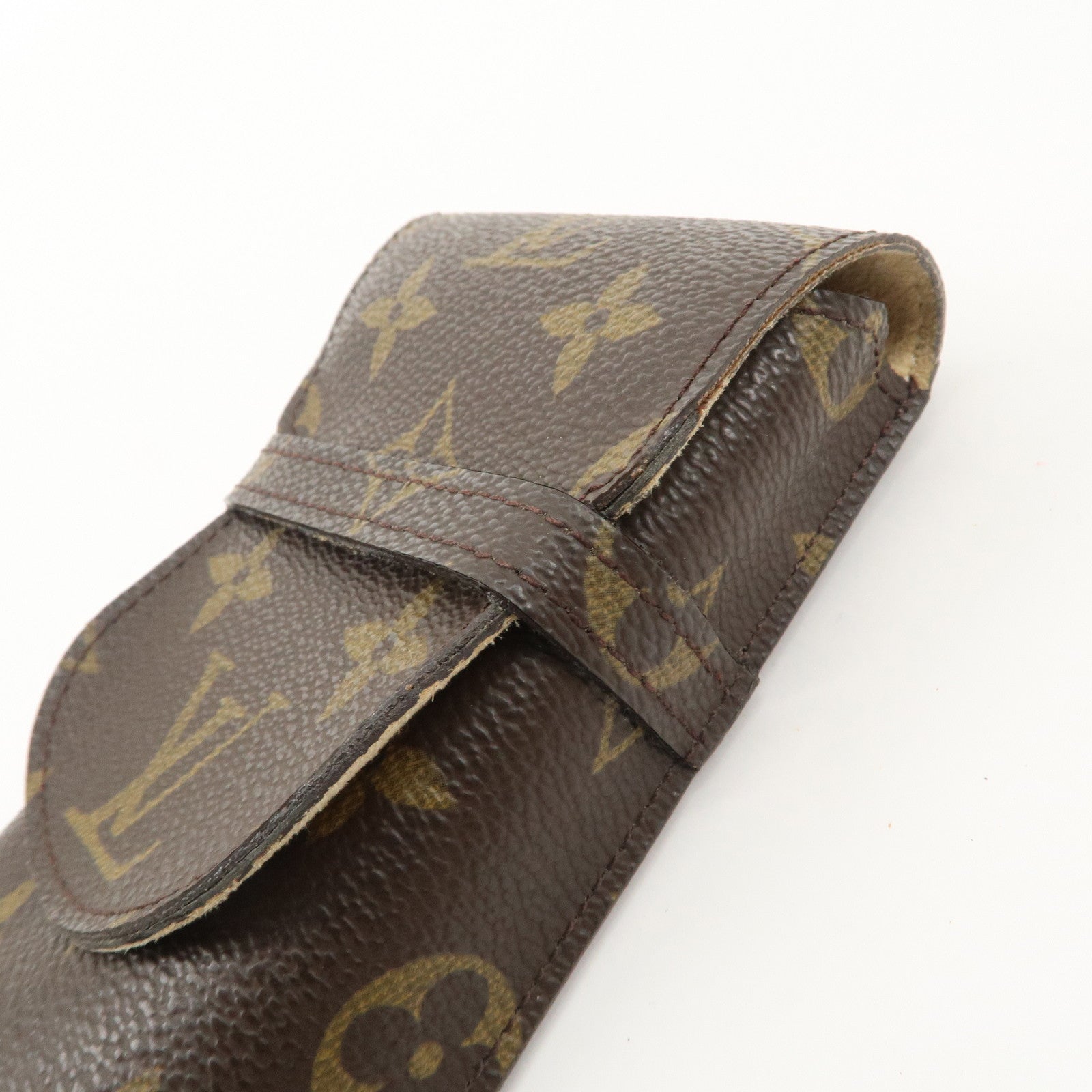 Louis Vuitton Set of 2 Monogram Canvas Glass Case M62970 M62962 Used