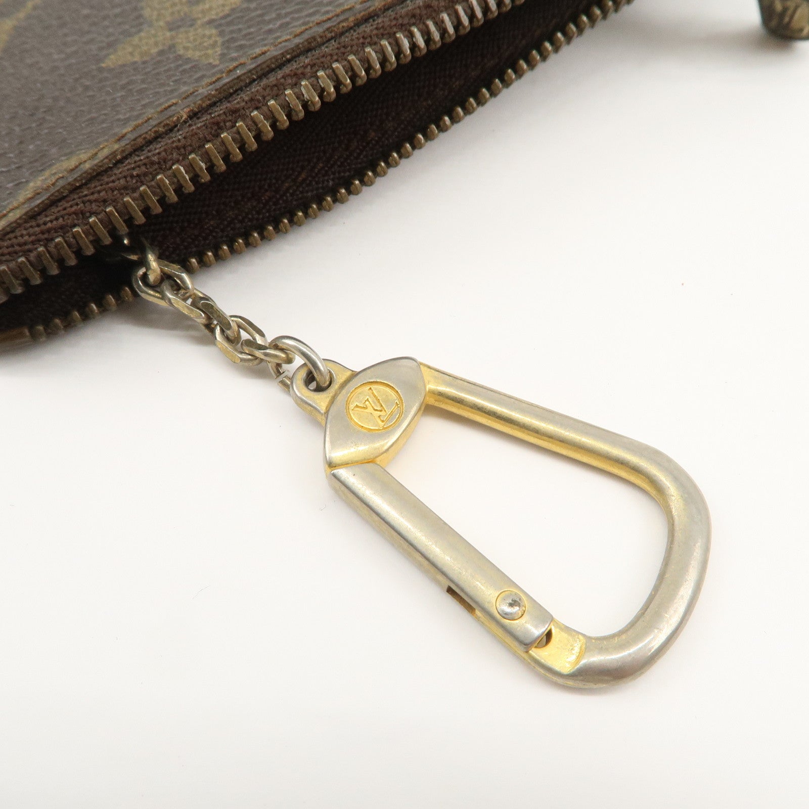 Louis Vuitton Monogram Set of 2 Canvas Coin Case Brown M62650 Used