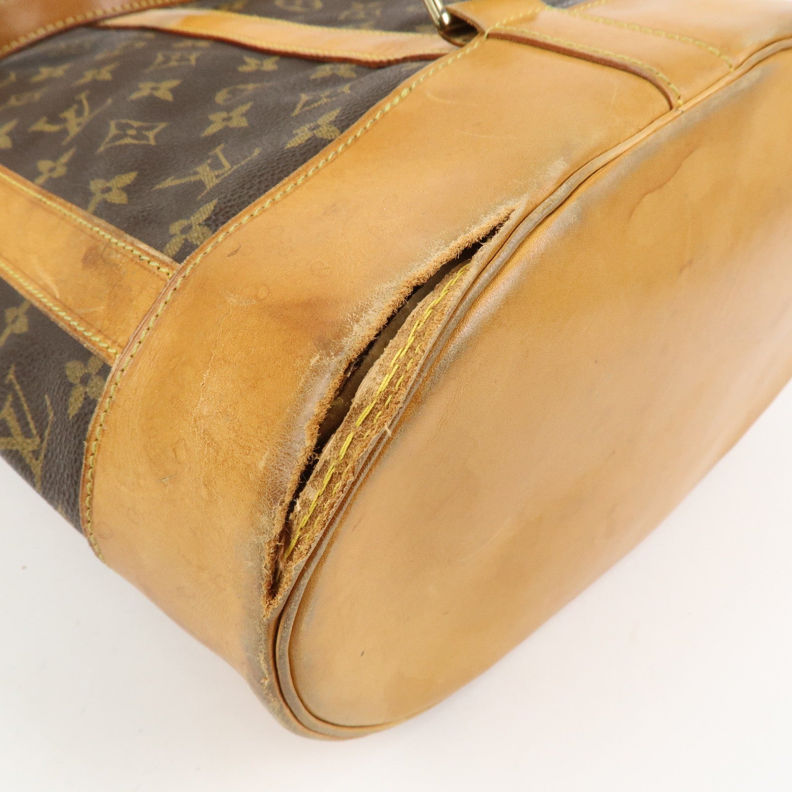 Louis Vuitton Monogram Randonnee PM Shoulder Bag Brown M42243